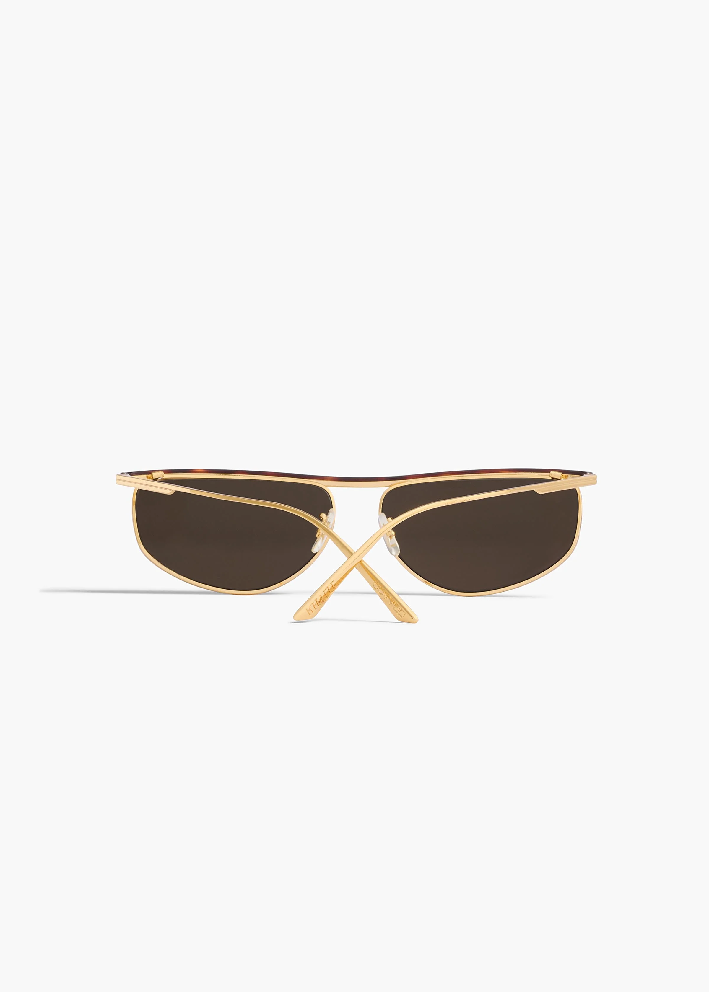 Khaite - x Oliver Peoples 1986C in Gold and Green - Image 3