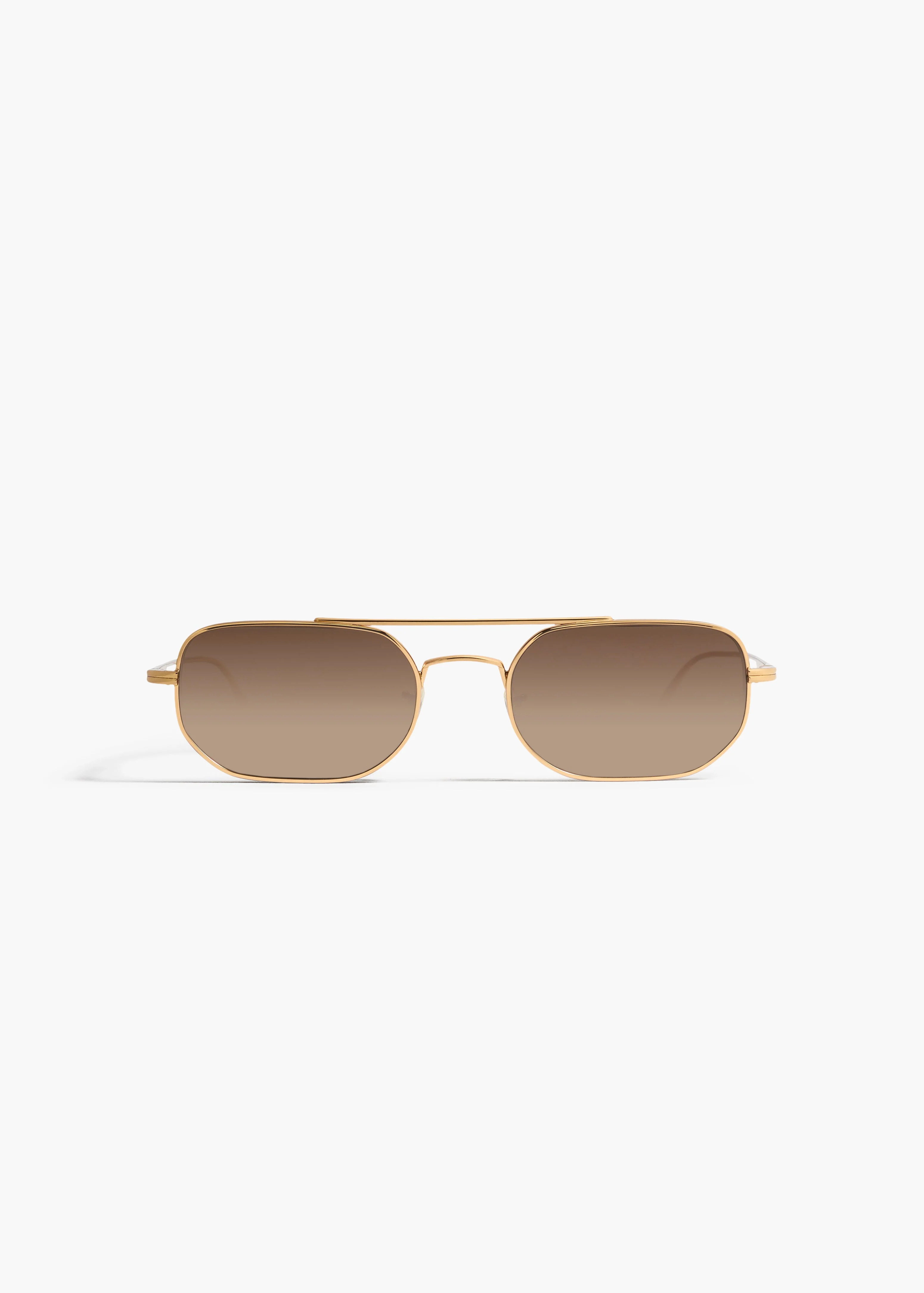 Khaite - x Oliver Peoples 1989C in Gold and Dark Brown - Image 6