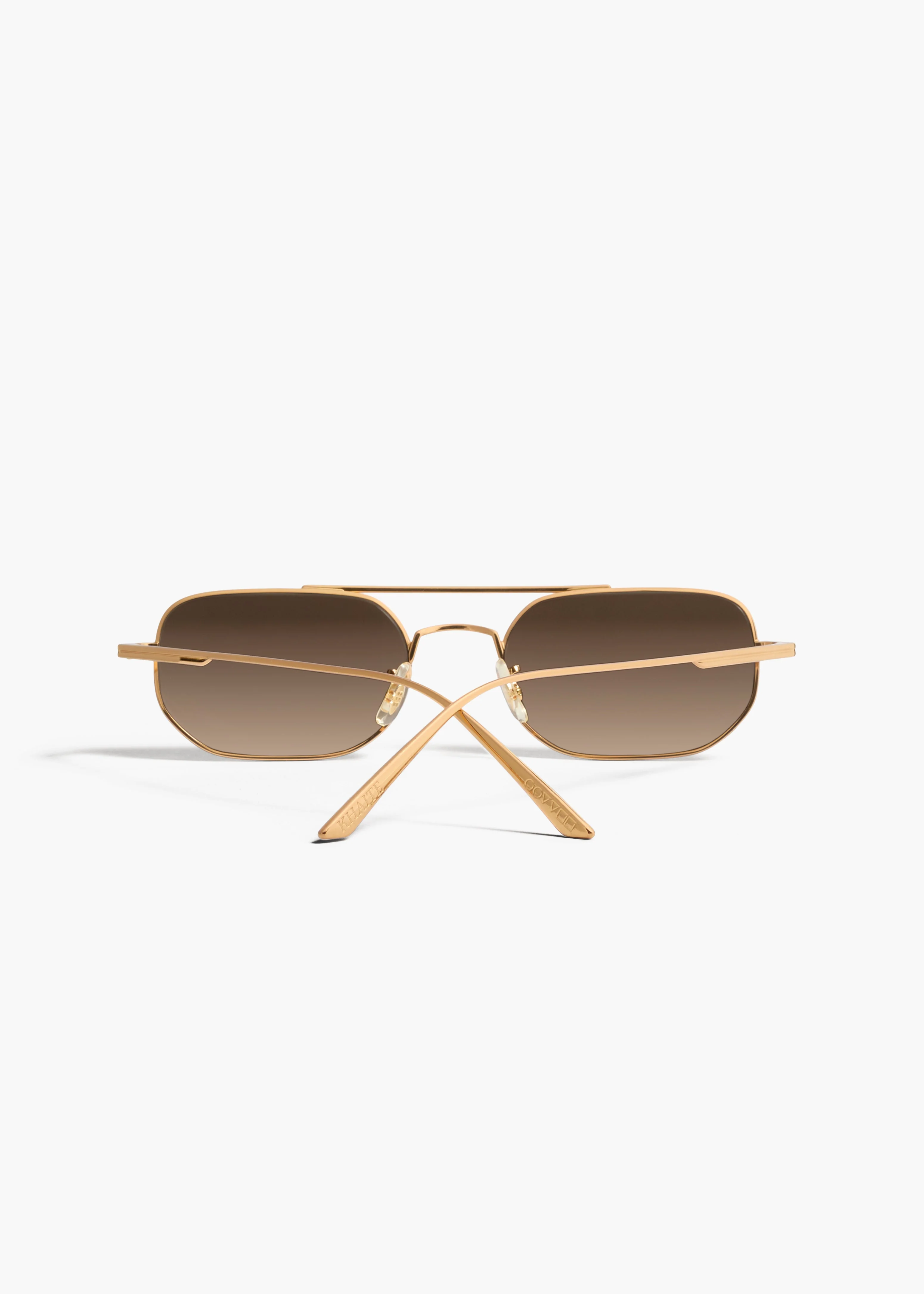 Khaite - x Oliver Peoples 1989C in Gold and Dark Brown - Image 8