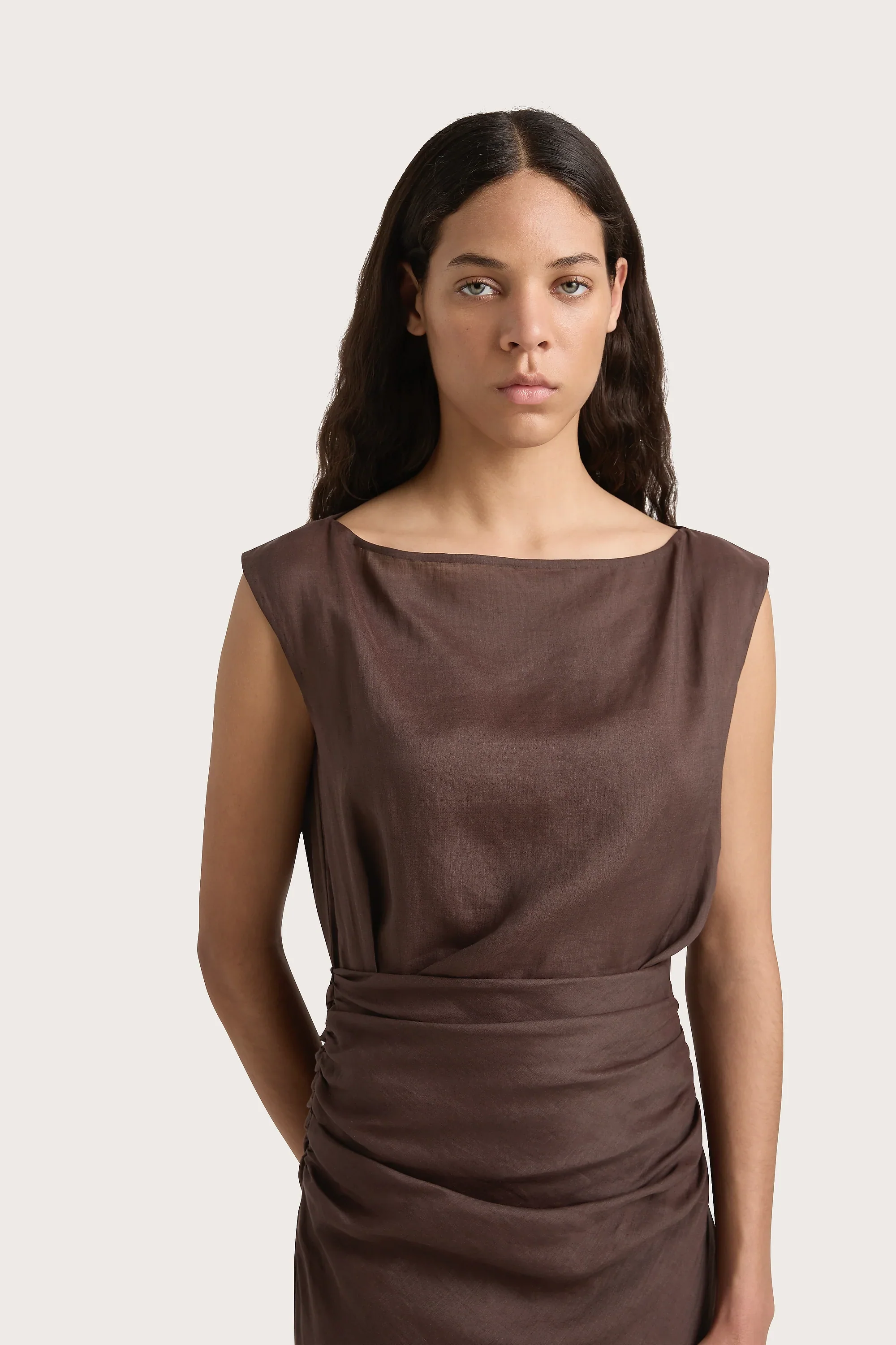 Faithfull - Adelia Maxi Dress Bistre - Final Sale - Image 6