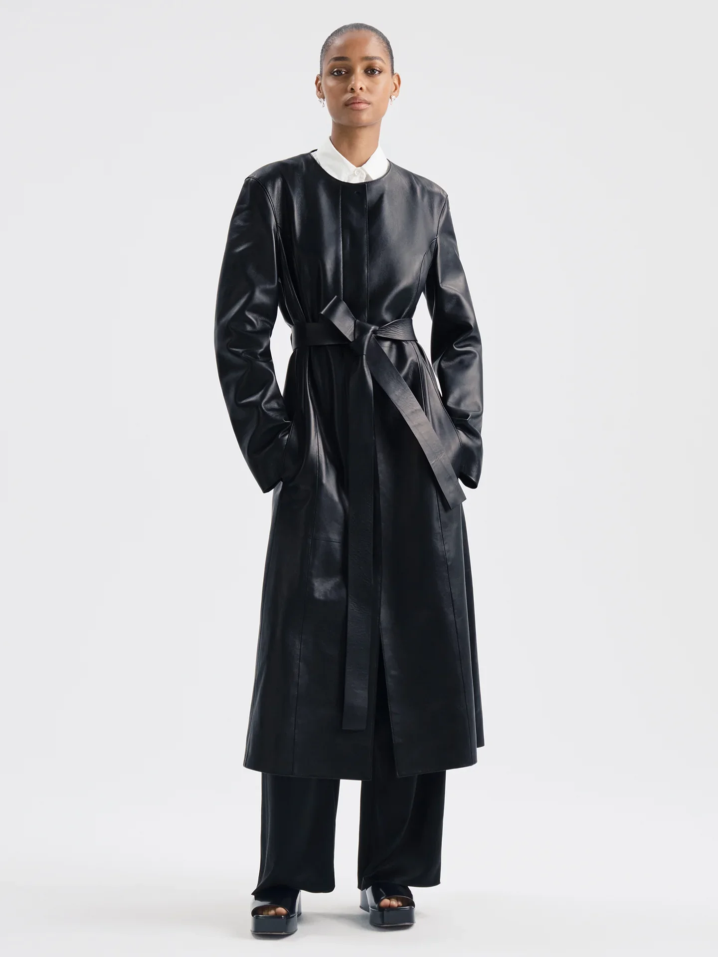 Aflalo - Affine Coat in Leather - Image 8