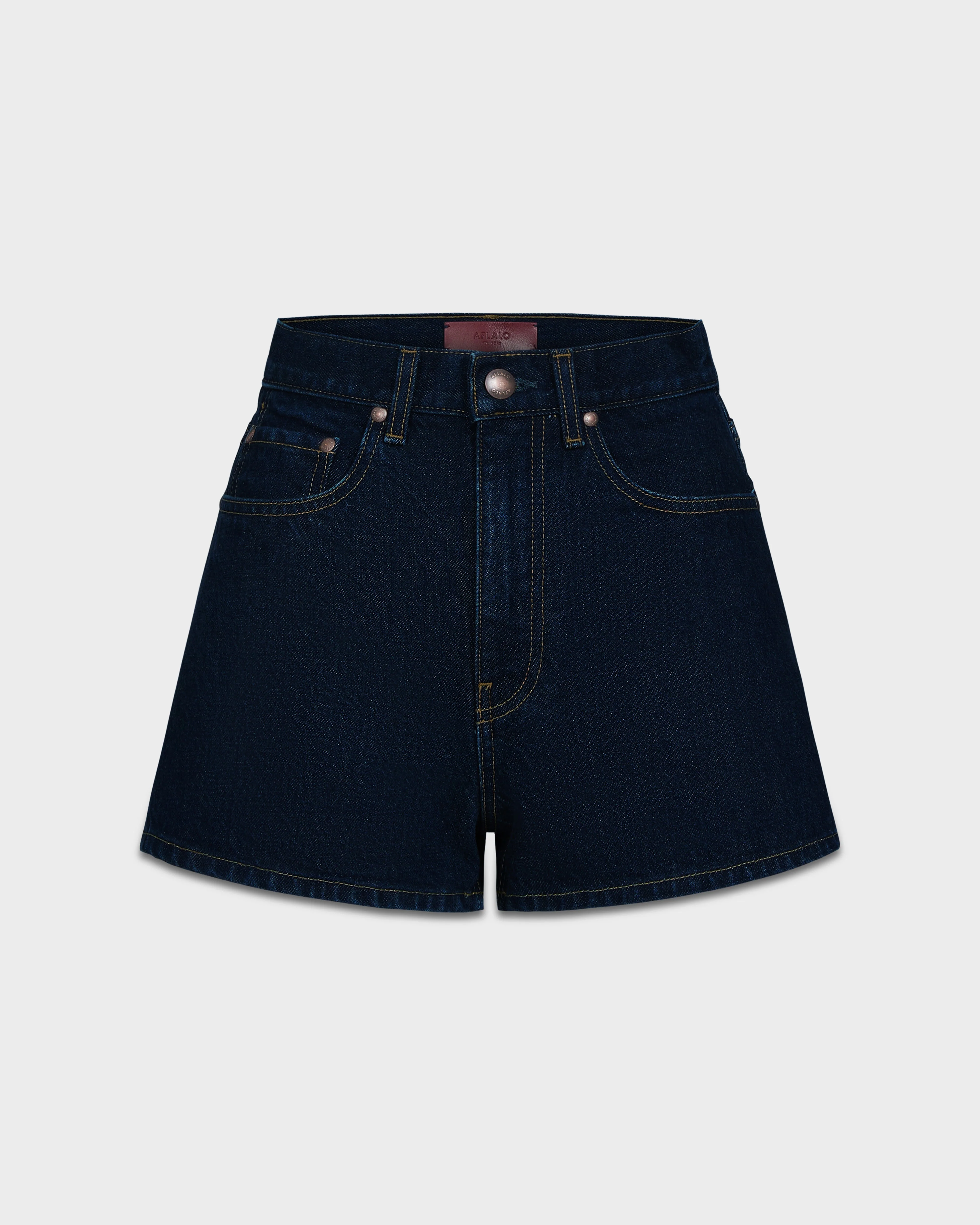 Aflalo - Chopin Short in Rigid Denim - Image 4