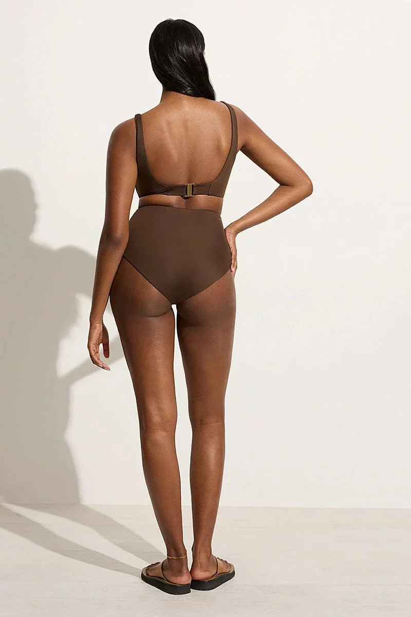 Faithfull - Afonso Bikini Bottom Coffee - Final Sale - Image 5