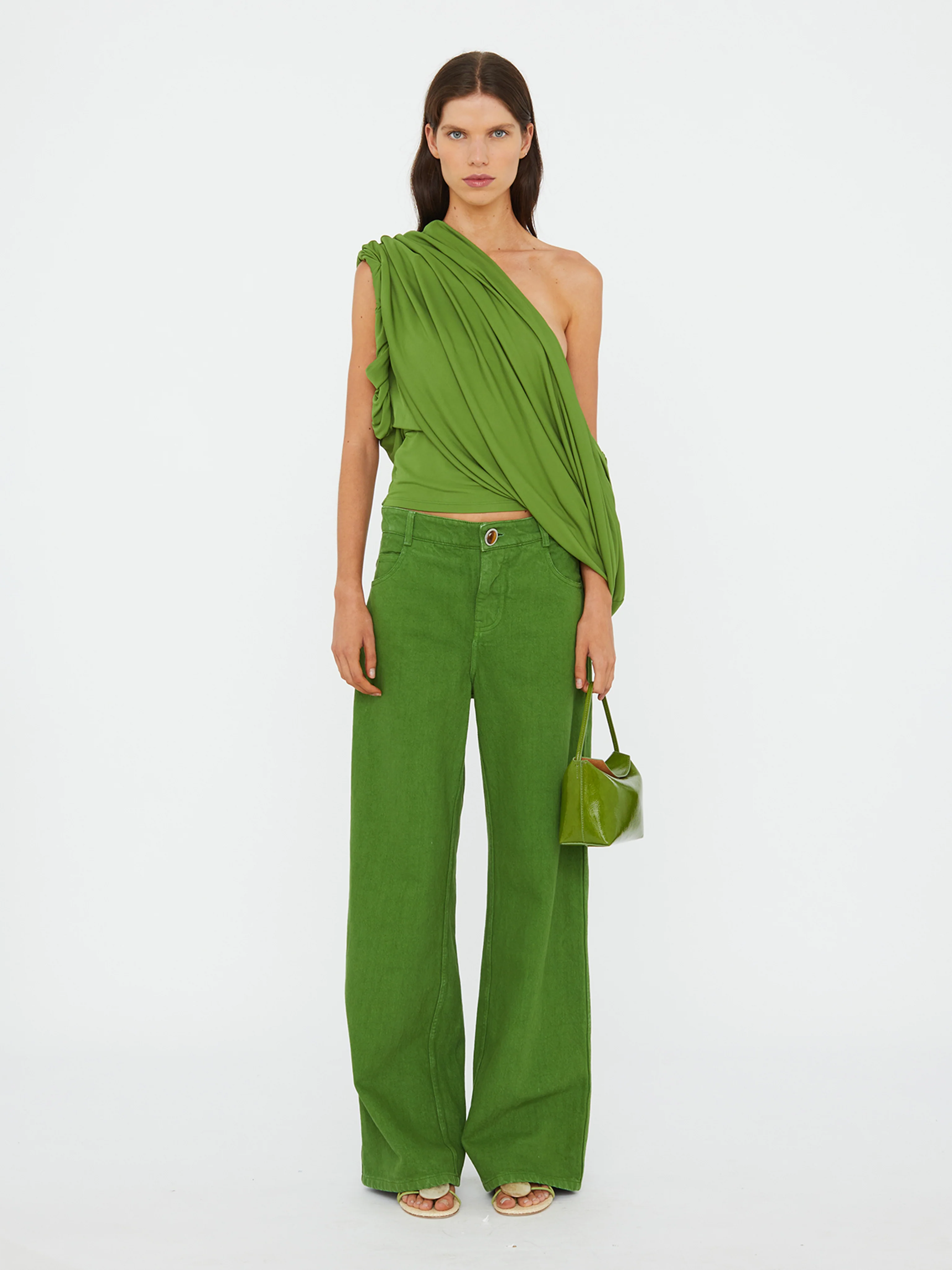 Christopher Esber - Aiba Draped Jersey Tee - Image 2