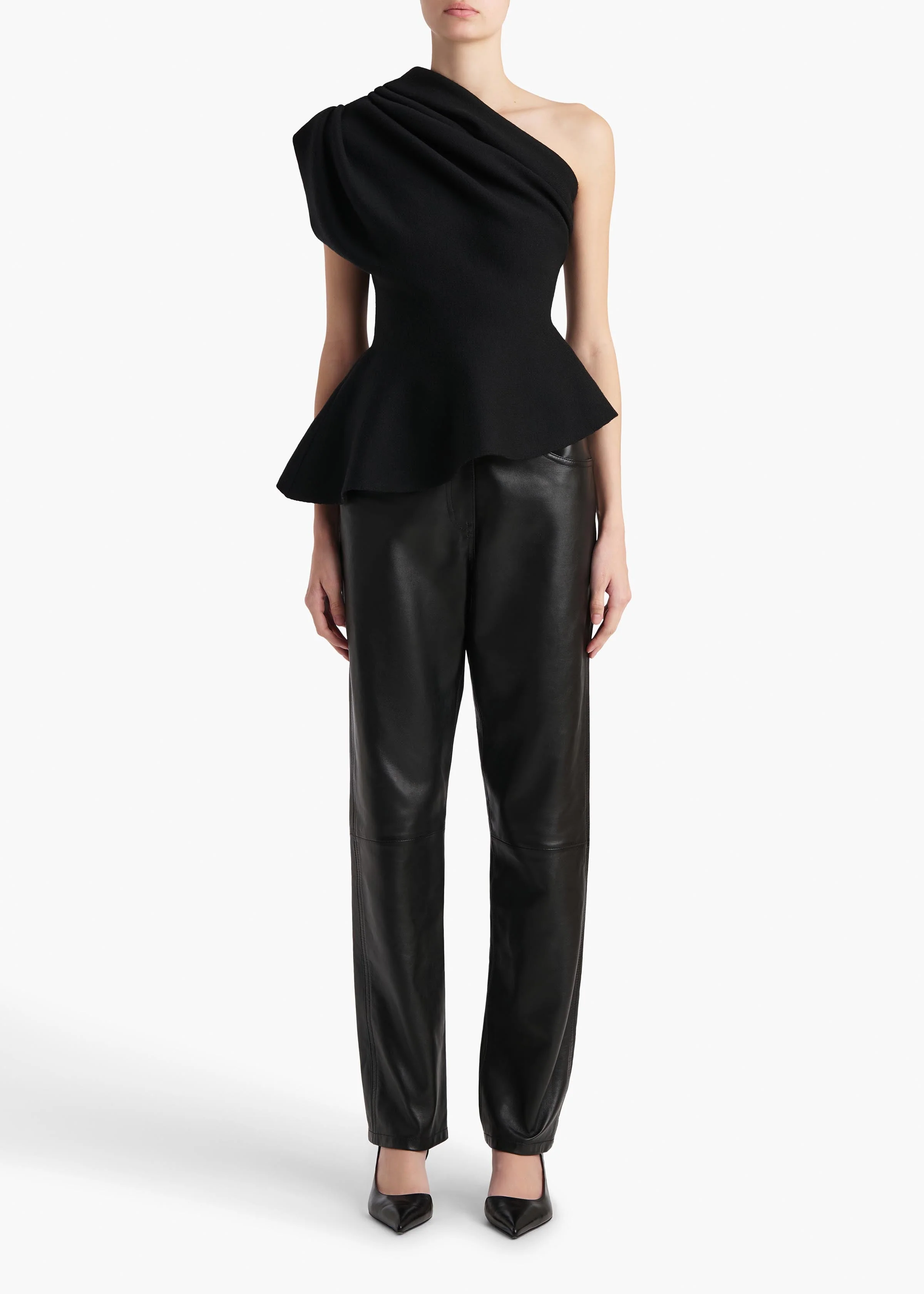 Khaite - Aimee Top in Black - Image 9