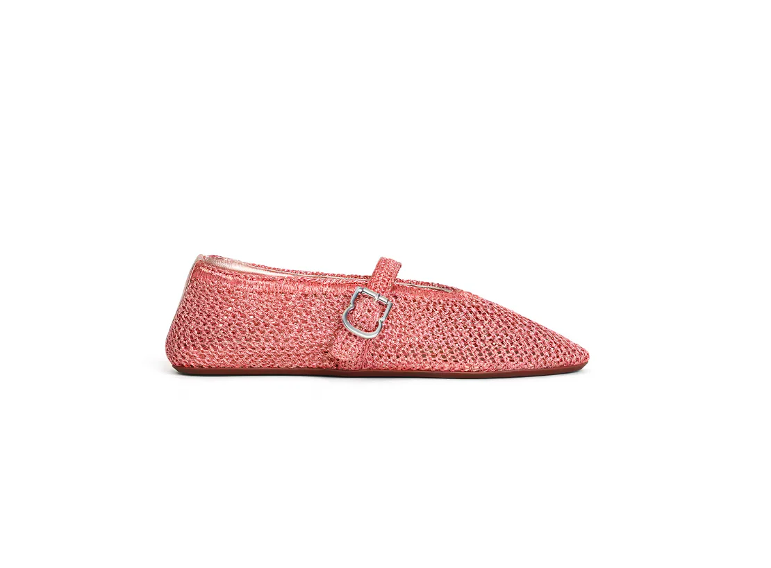 ALAÏA Ballet Flat in Corail - Image 2