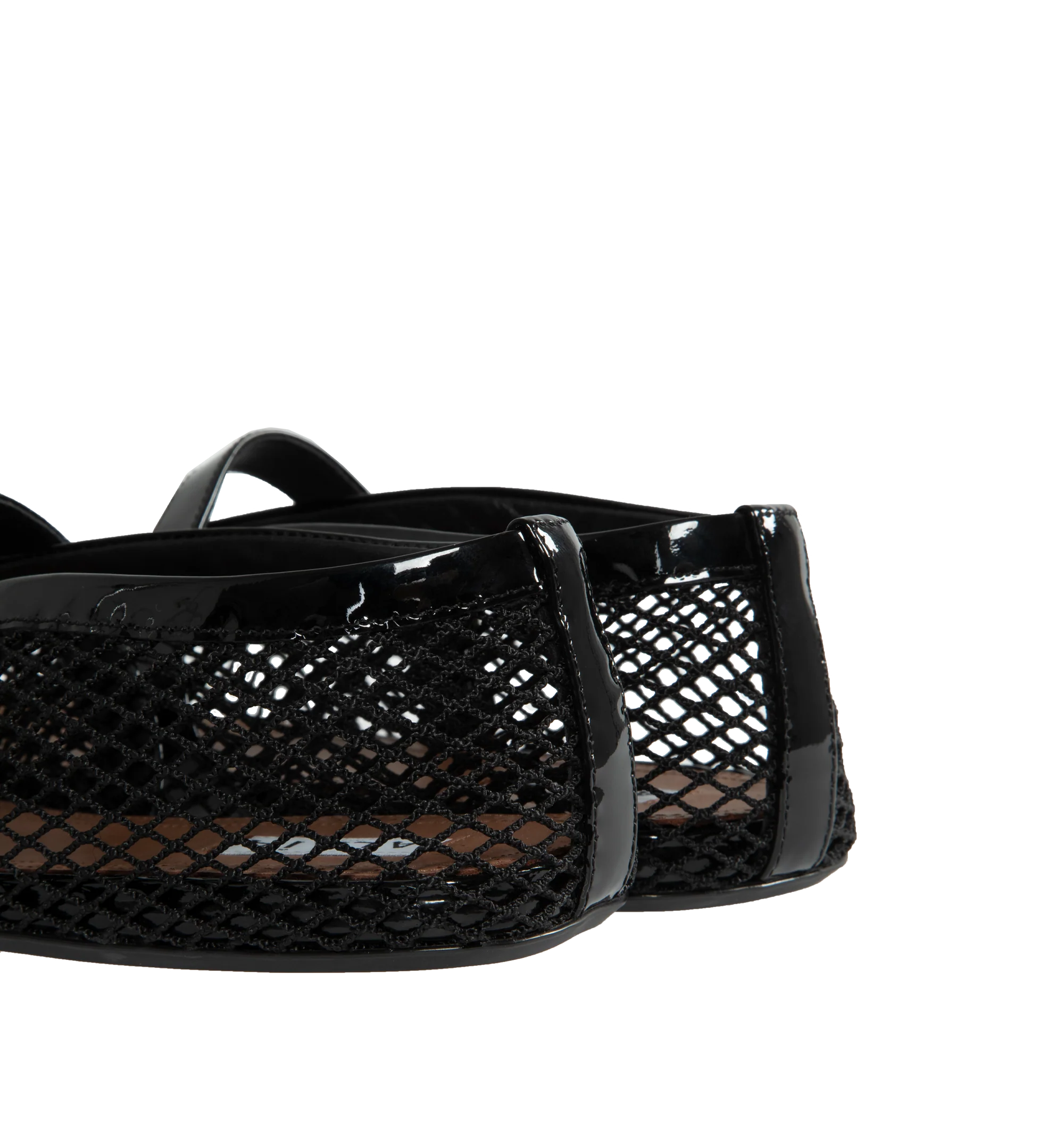 Alaïa - Ballet Flats In Fishnet - Image 3