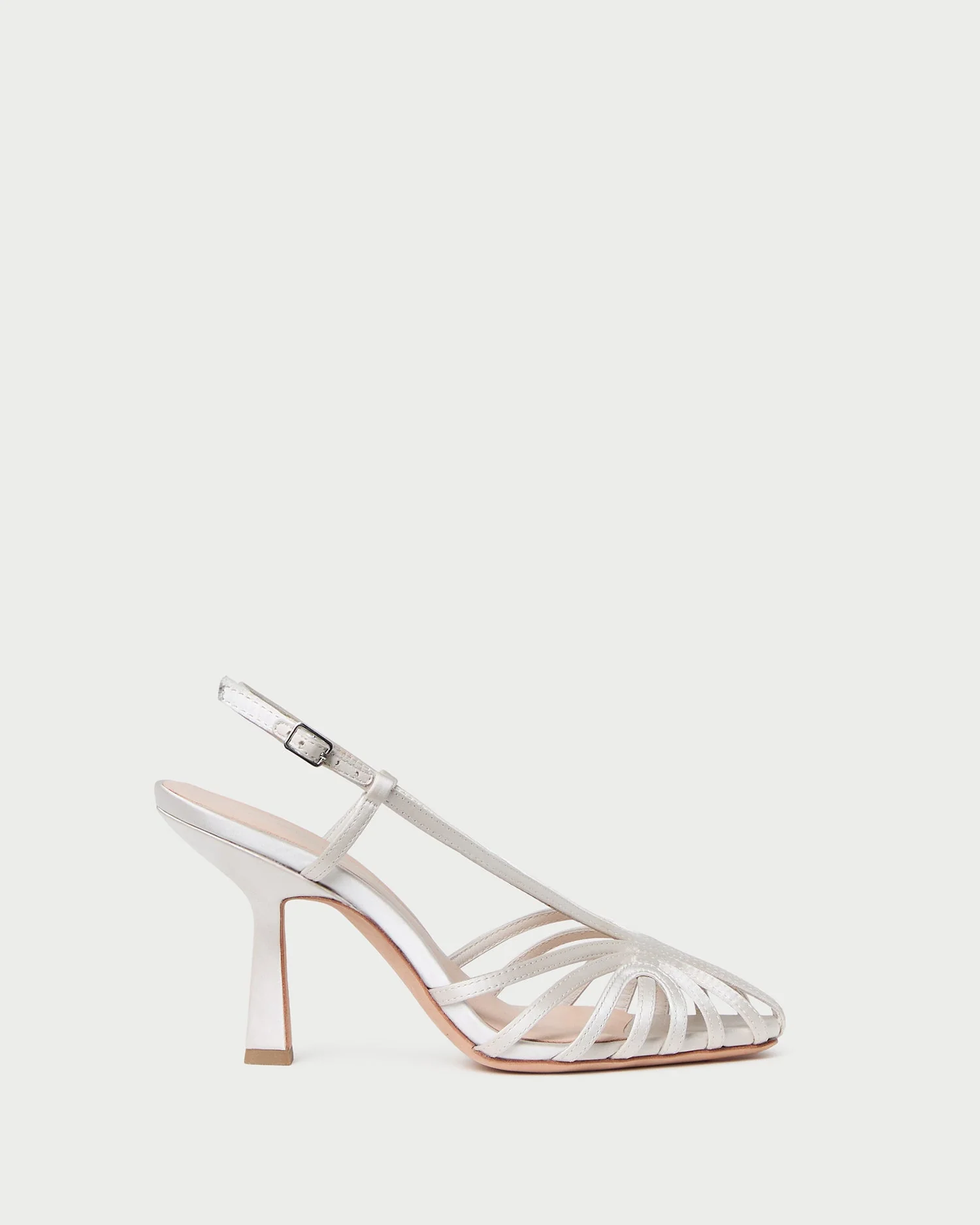 Loeffler Randall - Alexandra Cream Slingback Heeled Sandal