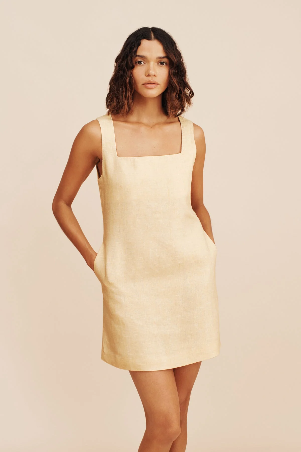 Posse - ALICE MINI DRESS - DUSTY CITRON