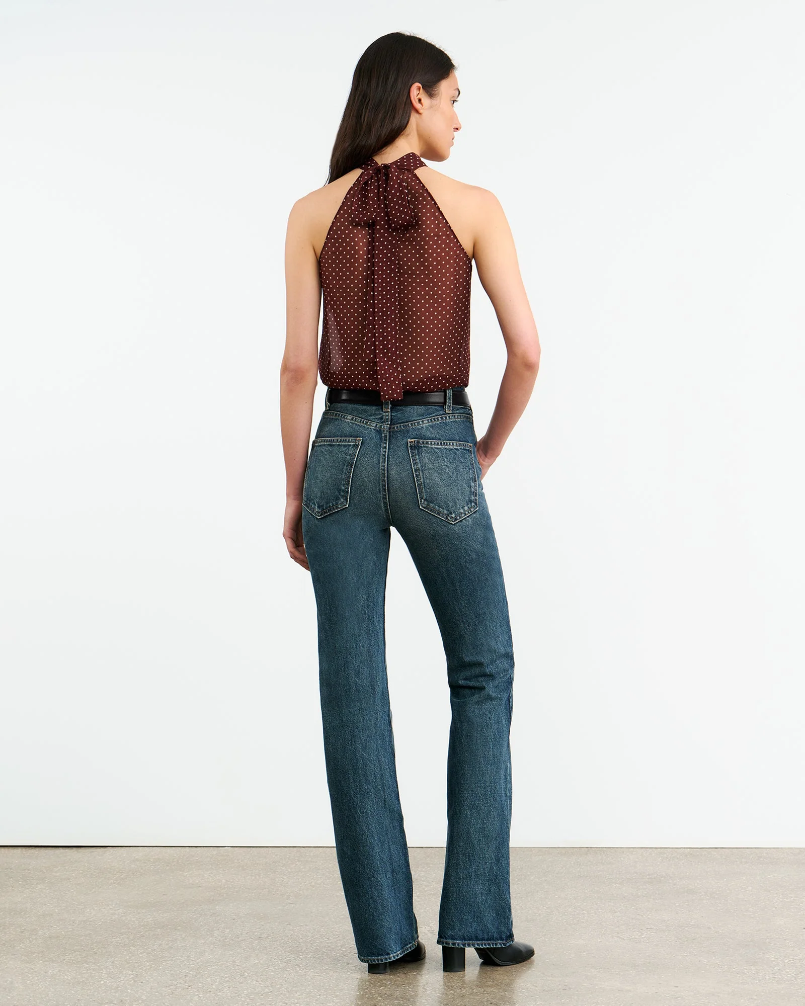 Nili Lotan - ALLA SILK HALTERNECK TOP - Image 5