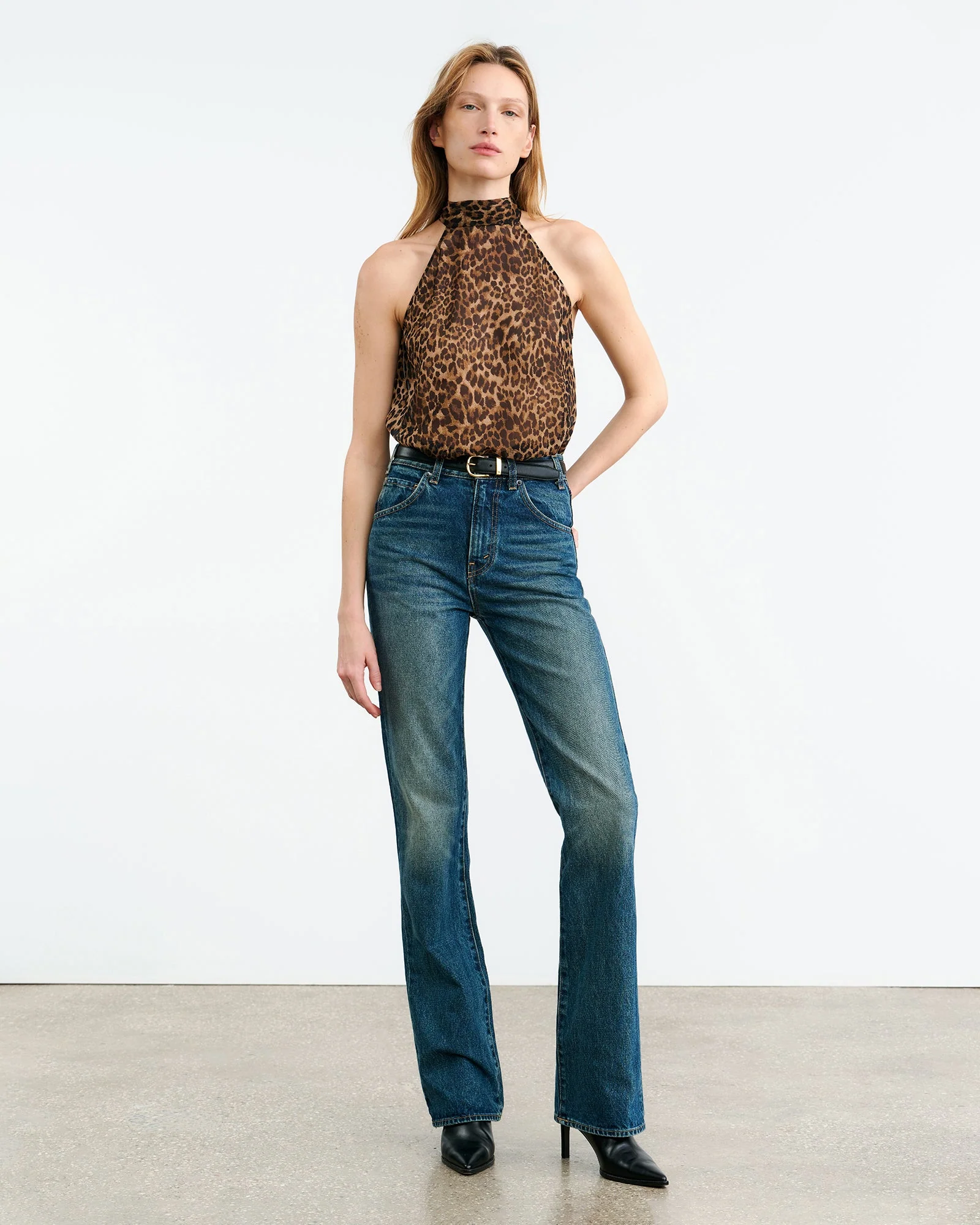 Nili Lotan - ALLA SILK HALTERNECK TOP - Image 9