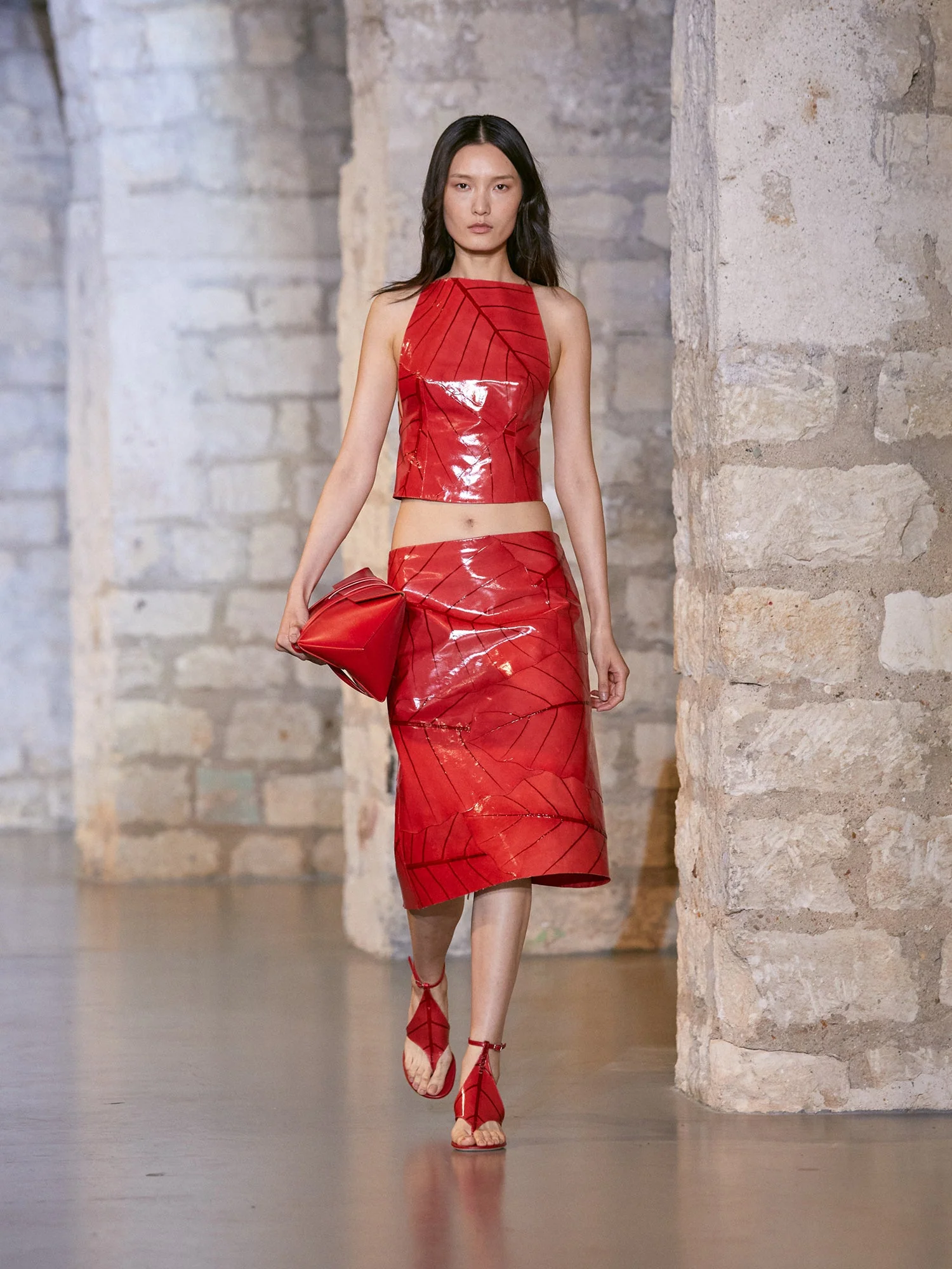 Christopher Esber - Alocasia Leaf Tie Back Top - Image 2