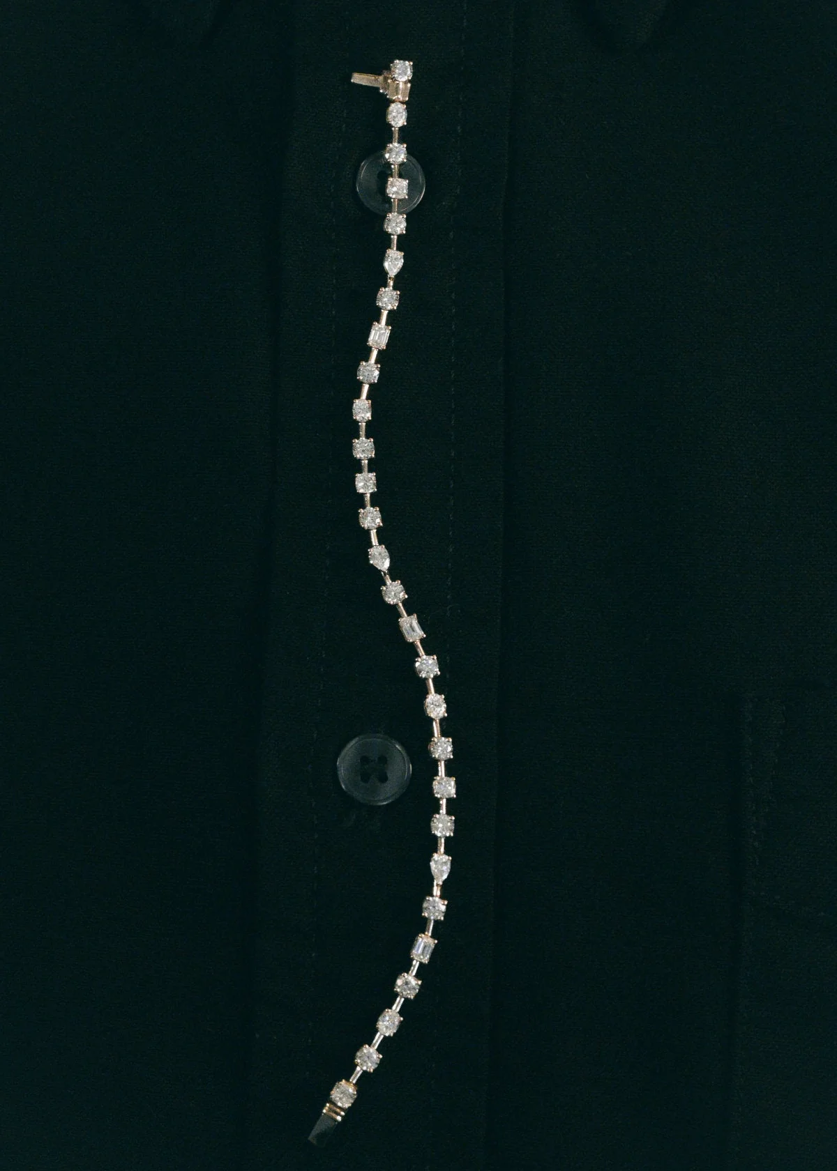 Kinn - Amara Fancy Shape Tennis Bracelet Yellow Gold - Image 4