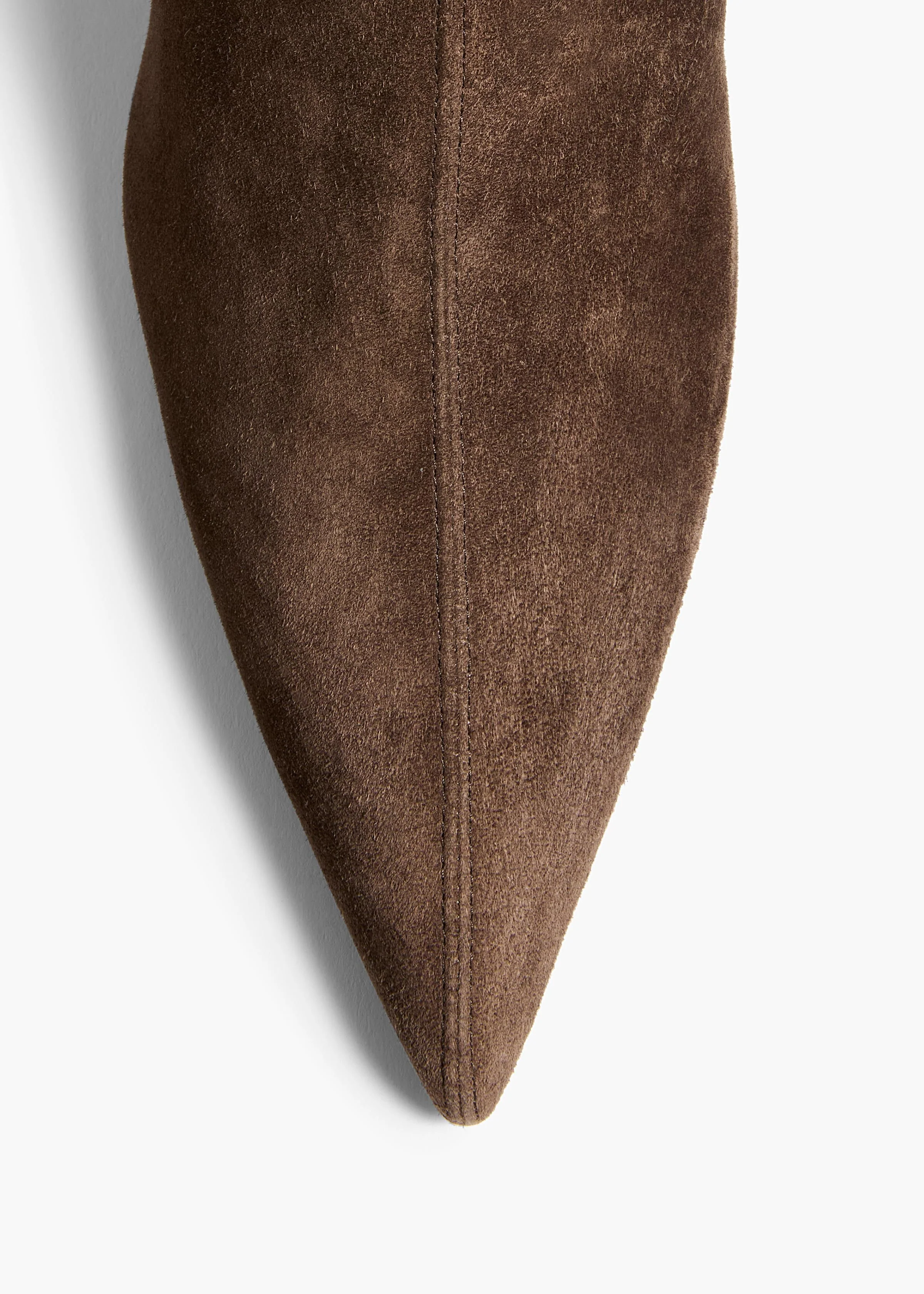 Khaite - Andee Ankle Boot in Ebano Suede - Image 10