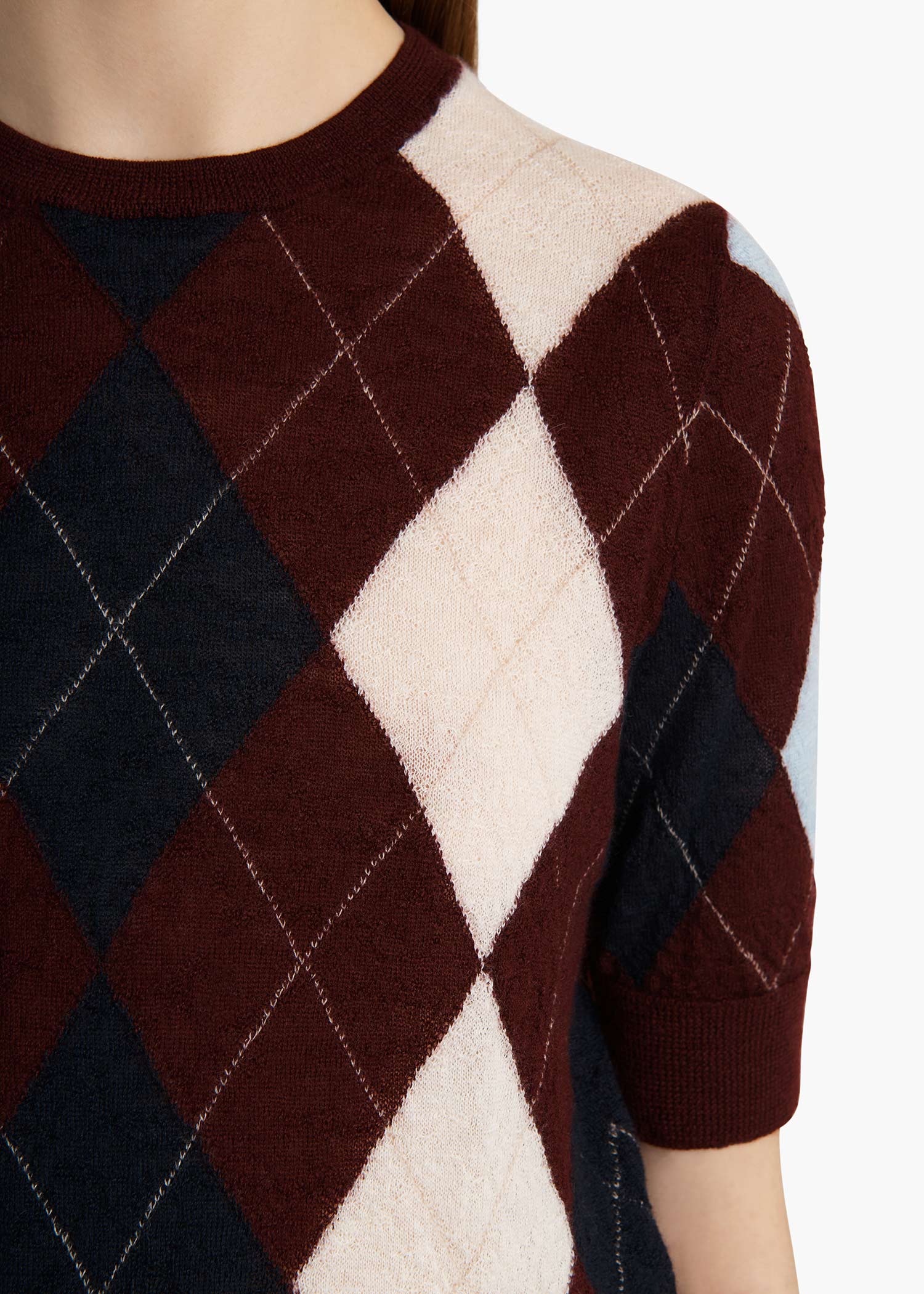 Khaite - Anders Top in Merlot Multi - Image 12