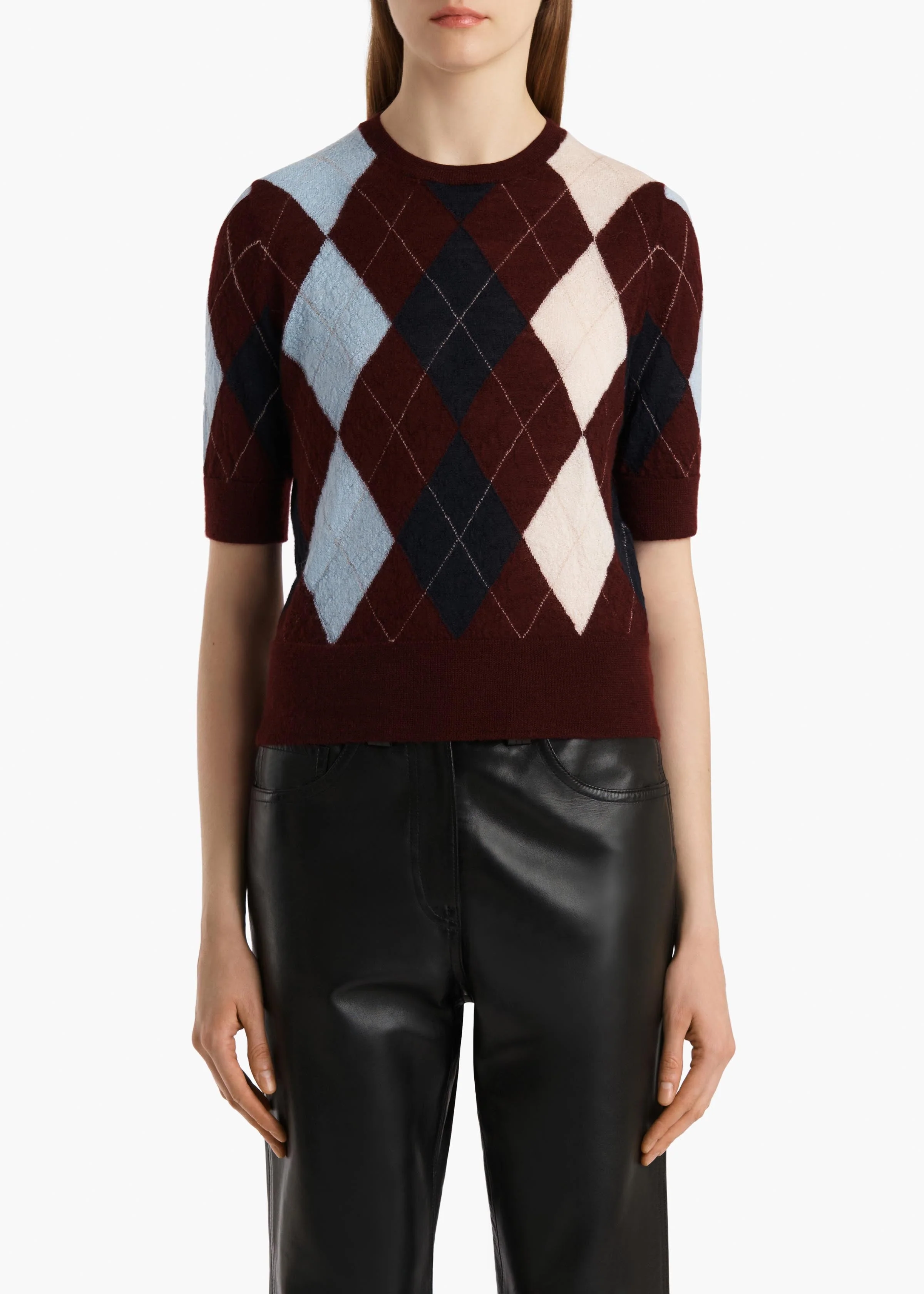 Khaite - Anders Top in Merlot Multi - Image 3