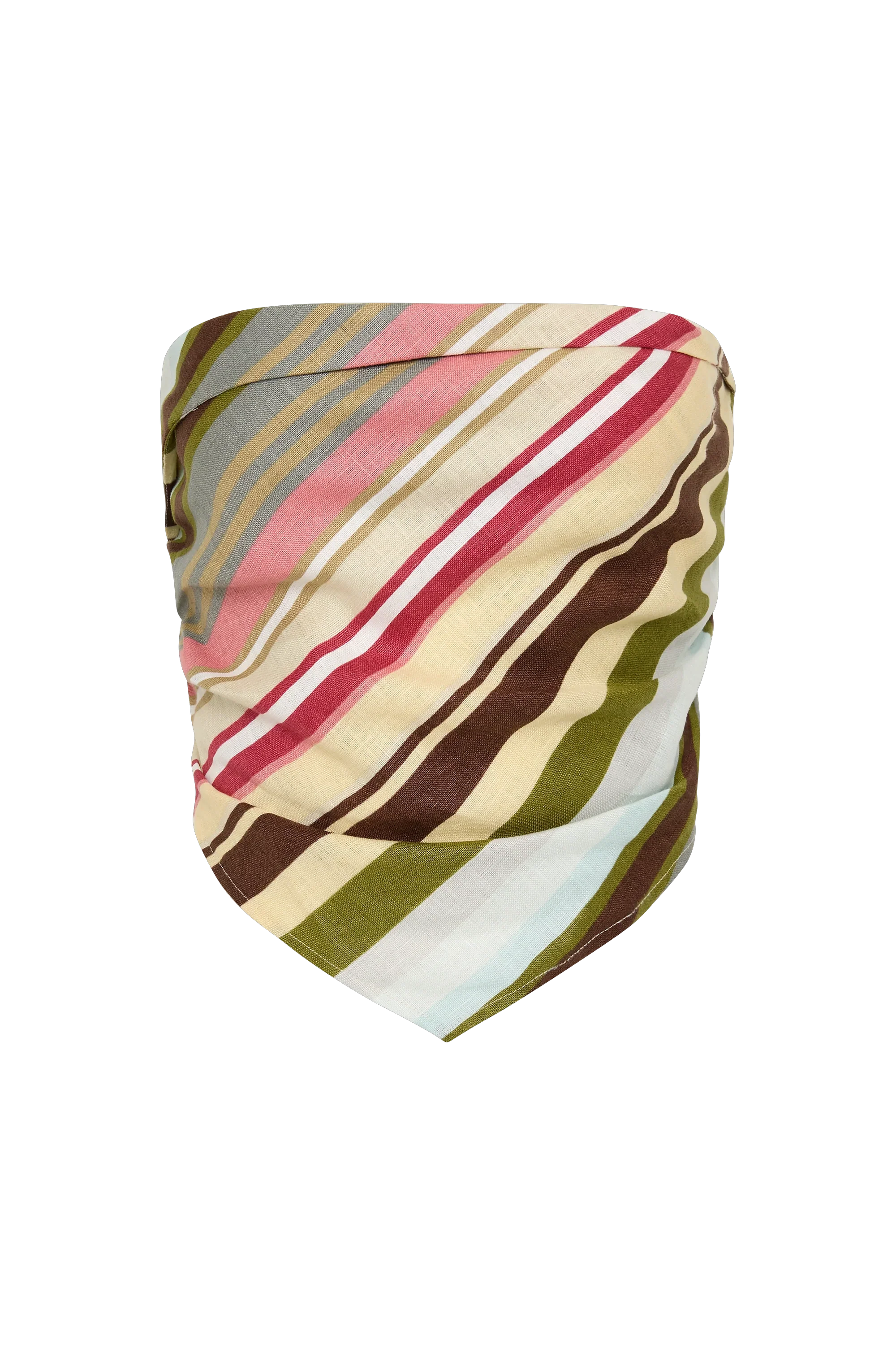 Faithfull - Antibes Strapless Top Meleu Stripe Multi - Final Sale - Image 8