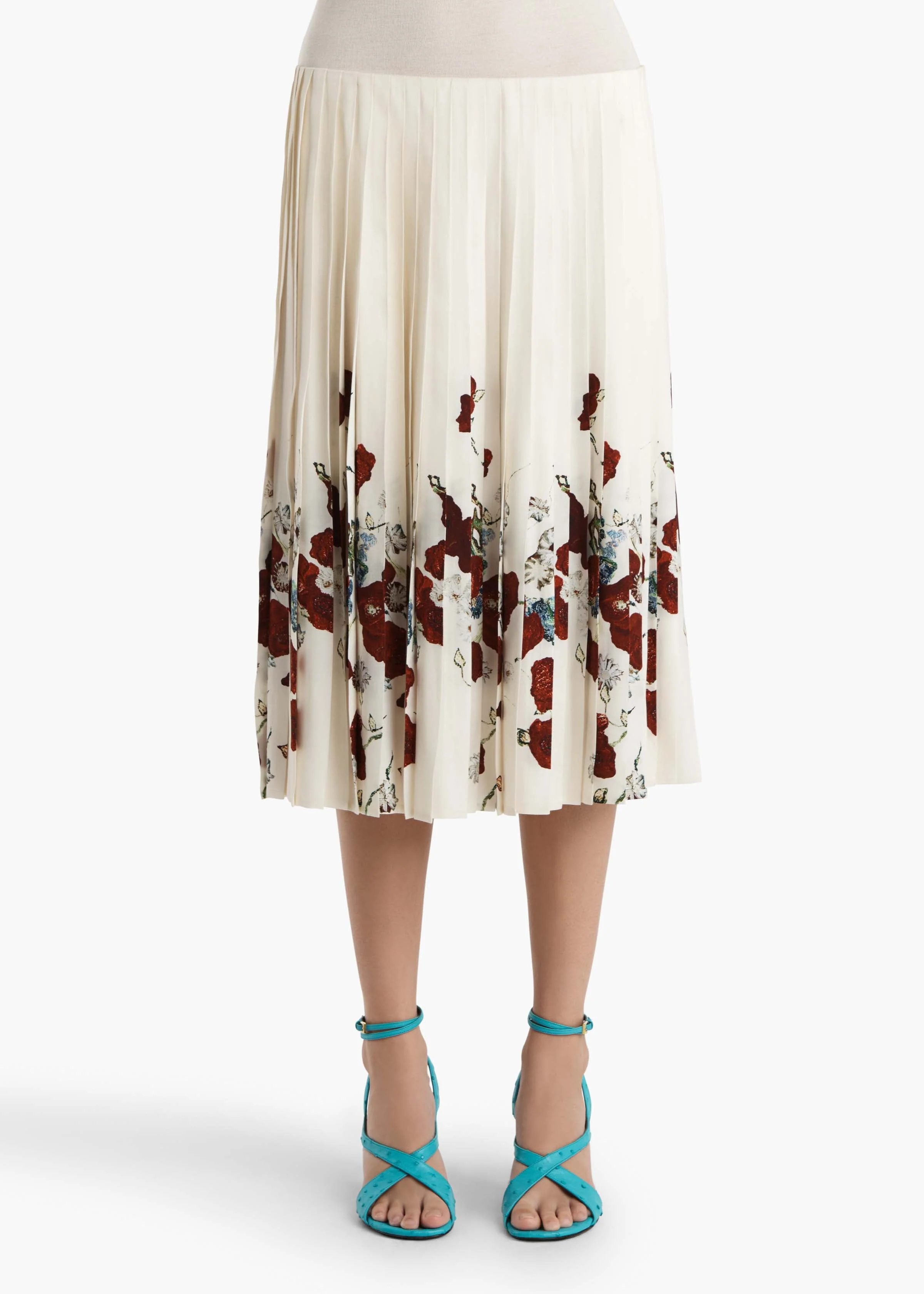 Khaite - Anya Skirt in Cream Multi - Image 12