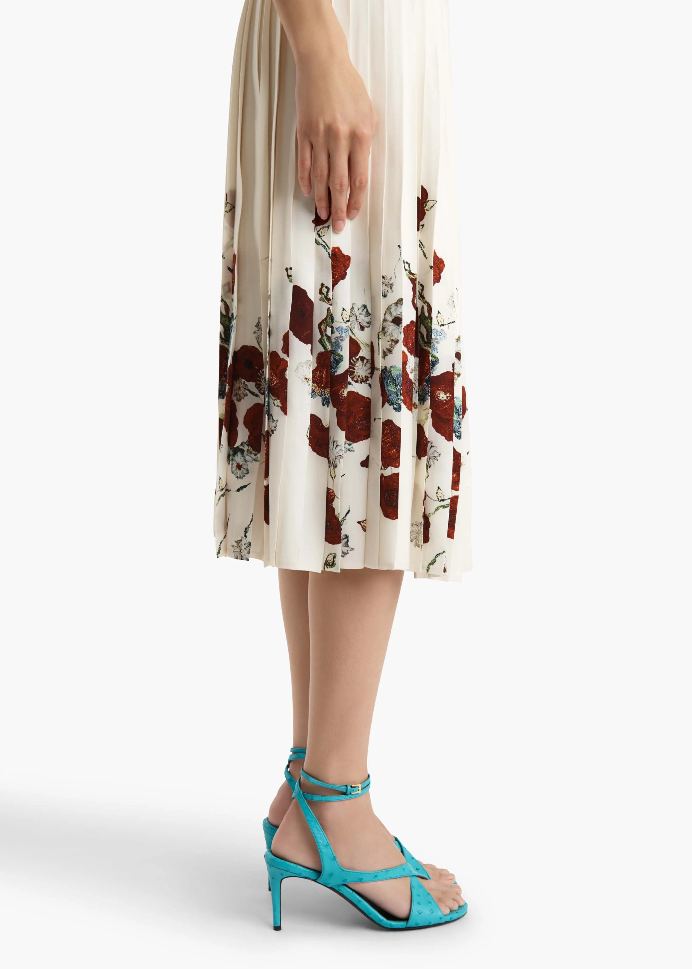 Khaite - Anya Skirt in Cream Multi - Image 6