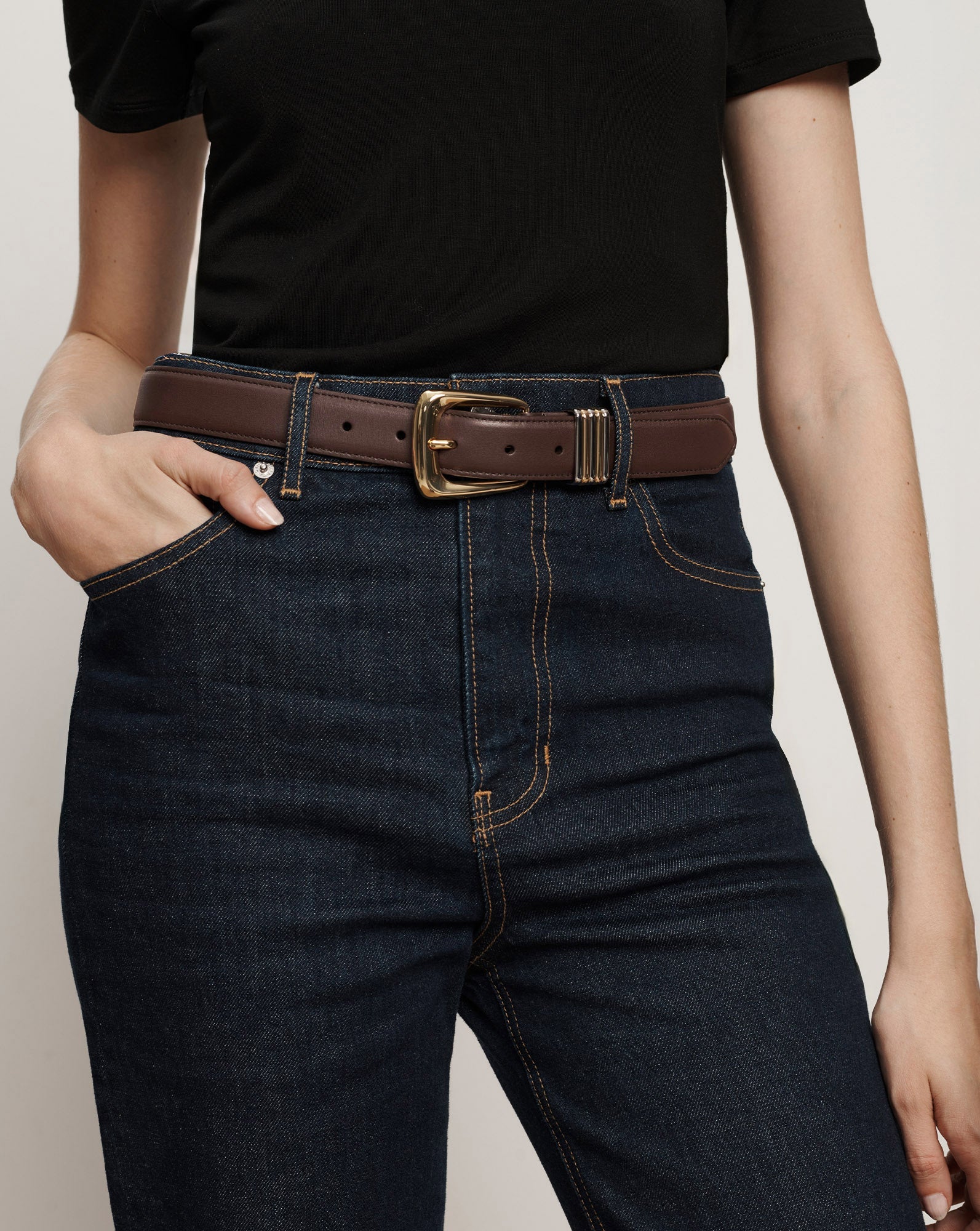 Veronica Beard - Arch Leather Belt - Image 2