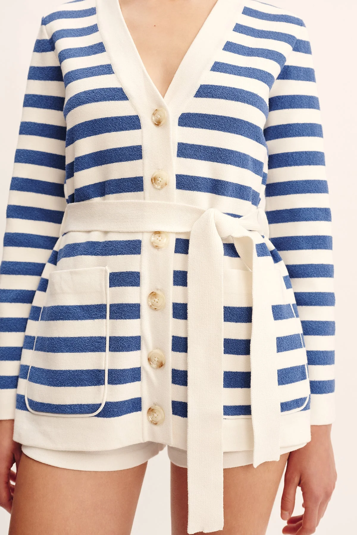 Posse - ARI CARDIGAN - BLUE STRIPE - Image 10