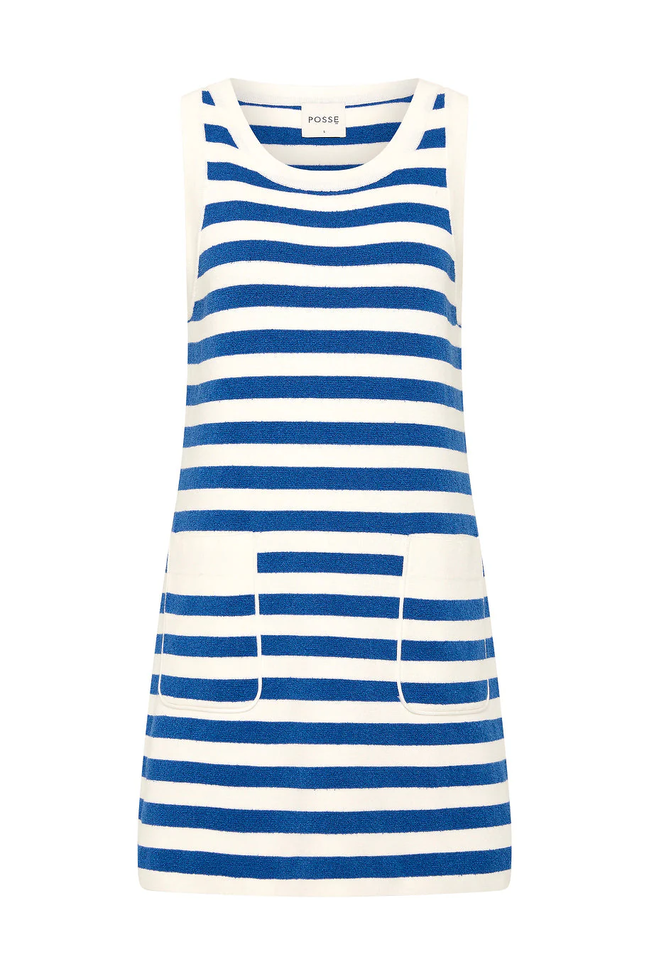 Posse - ARI MINI DRESS - BLUE STRIPE - Image 6