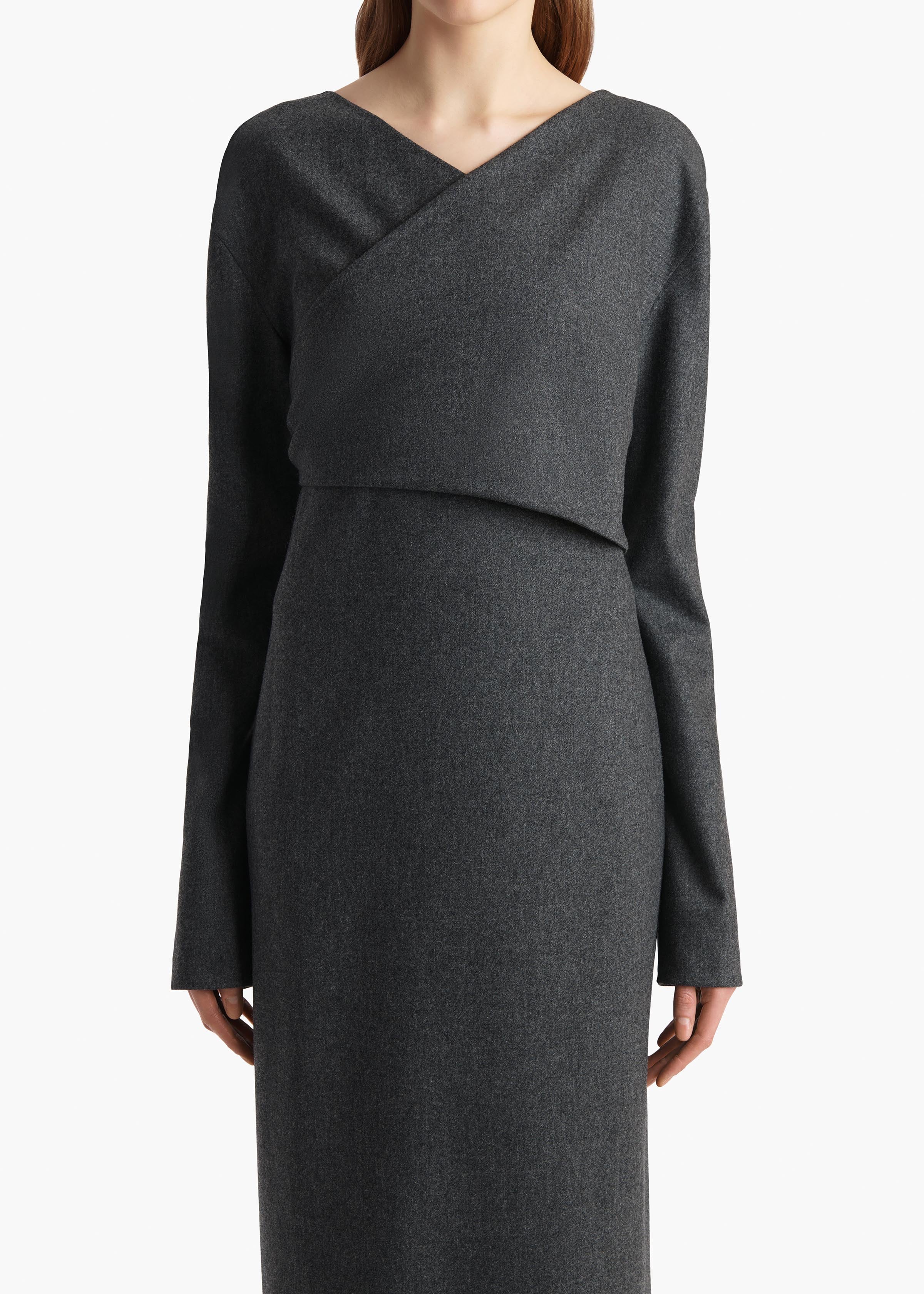 Khaite - Aubrey Dress in Storm - Image 12