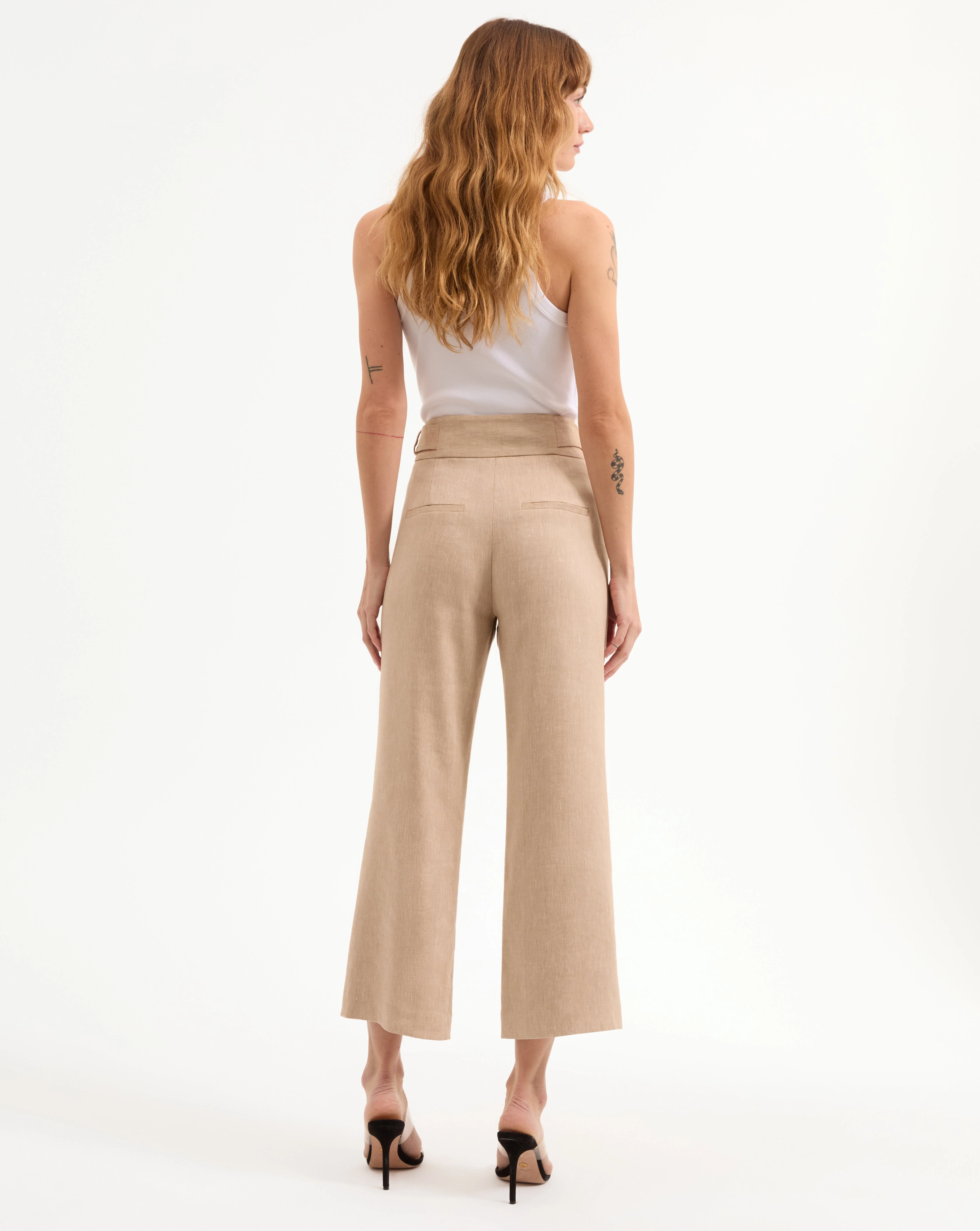 Veronica Beard - Aubrie Cropped Wide - Leg Pant - Image 5