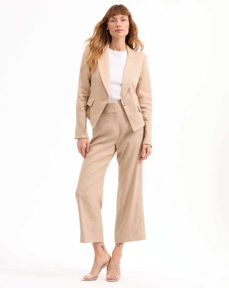 Veronica Beard - Aubrie Cropped Wide - Leg Pant - Image 7