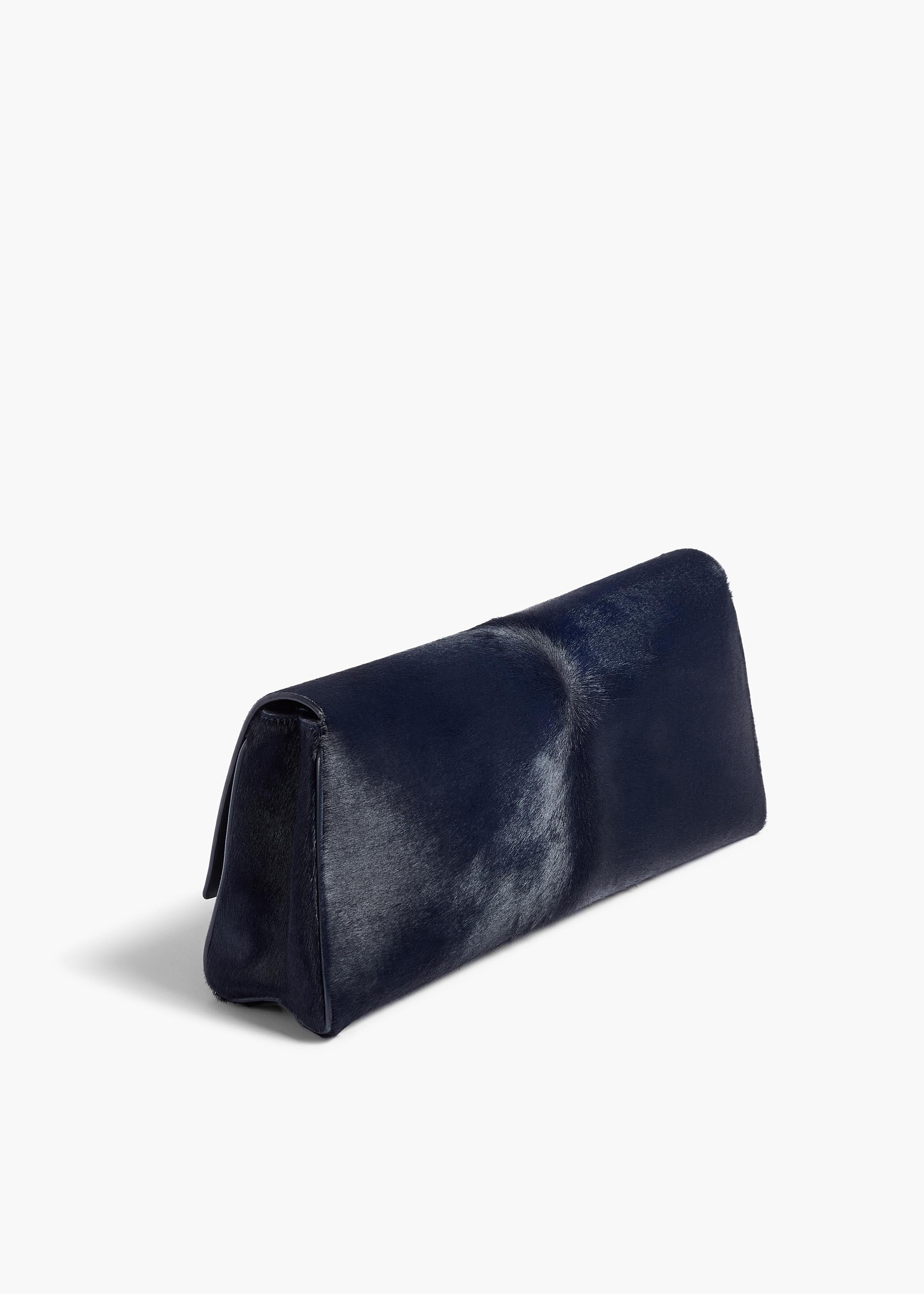 Khaite - Audrey Clutch in Midnight Haircalf - Image 3