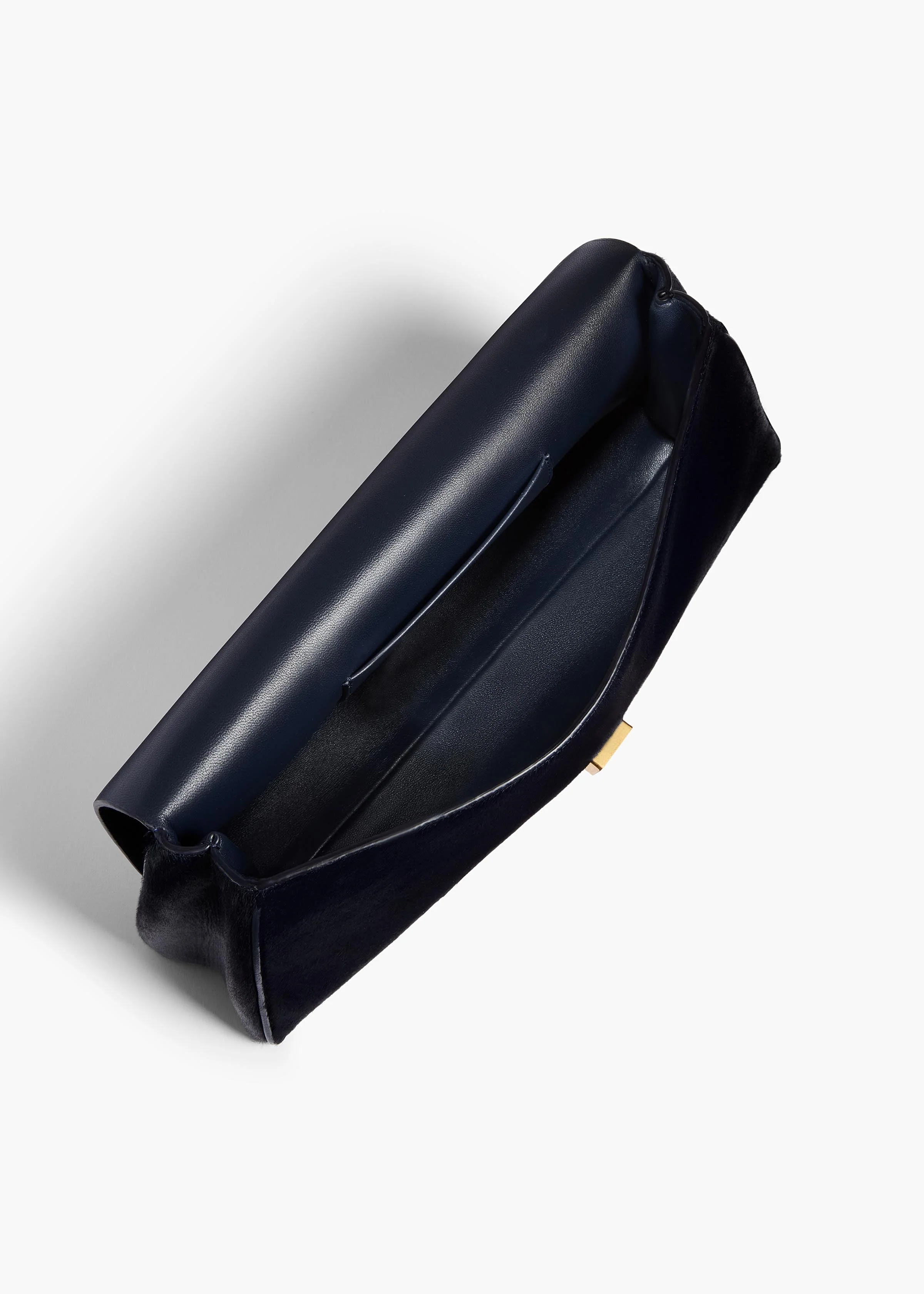Khaite - Audrey Clutch in Midnight Haircalf - Image 9