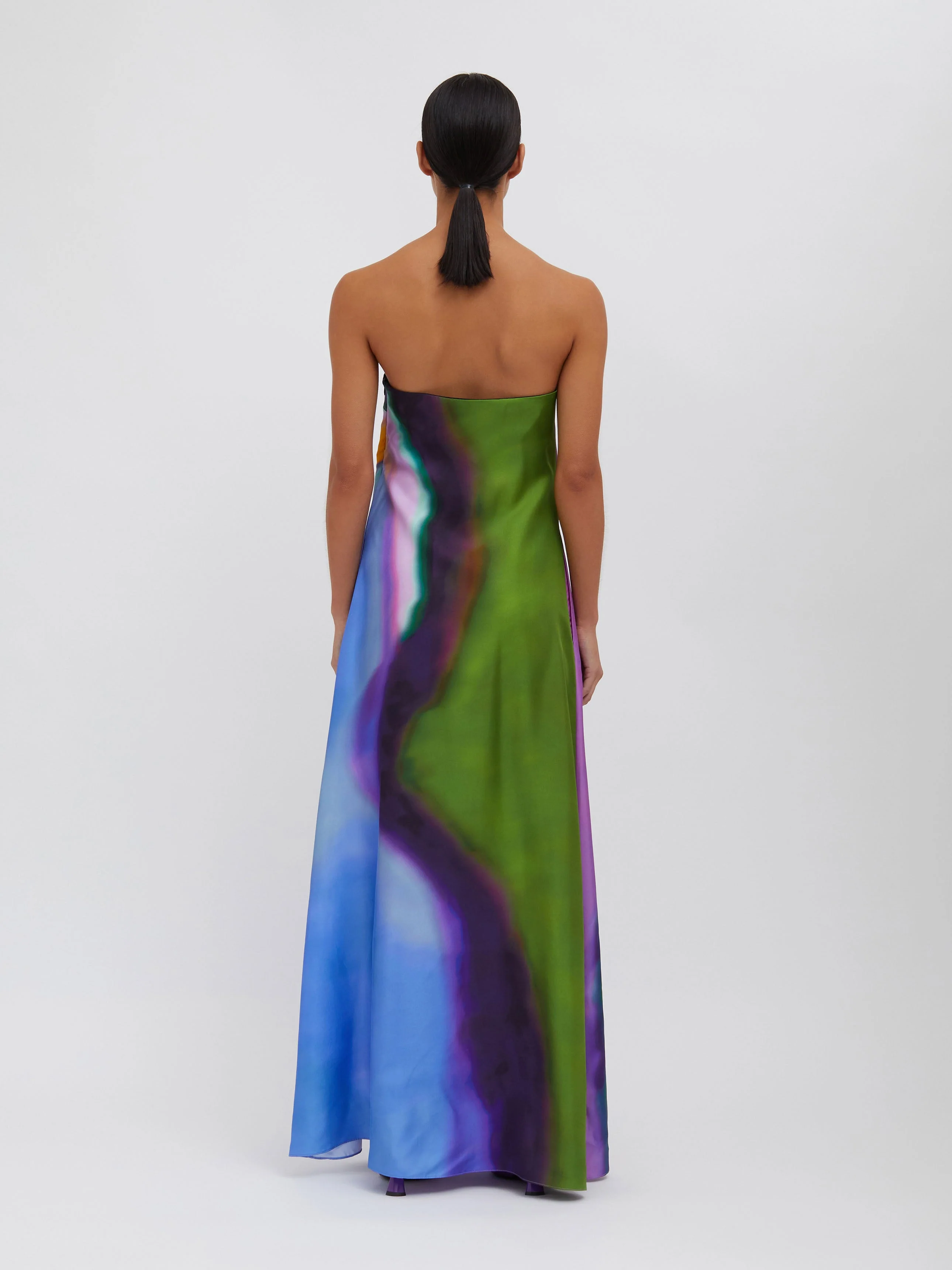 Christopher Esber - Aura Silk Strapless Dress - Image 3
