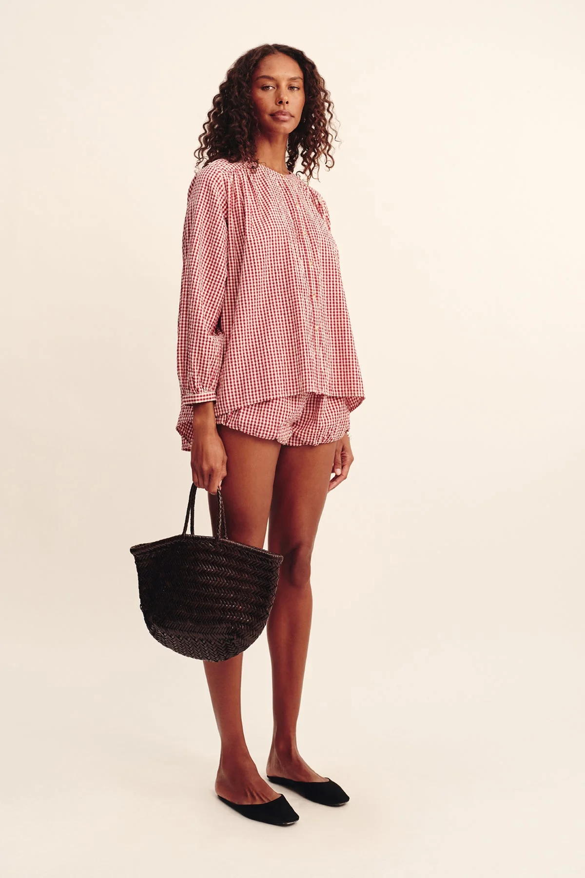 Posse - AURELIA SHORT - RED GINGHAM - Image 4