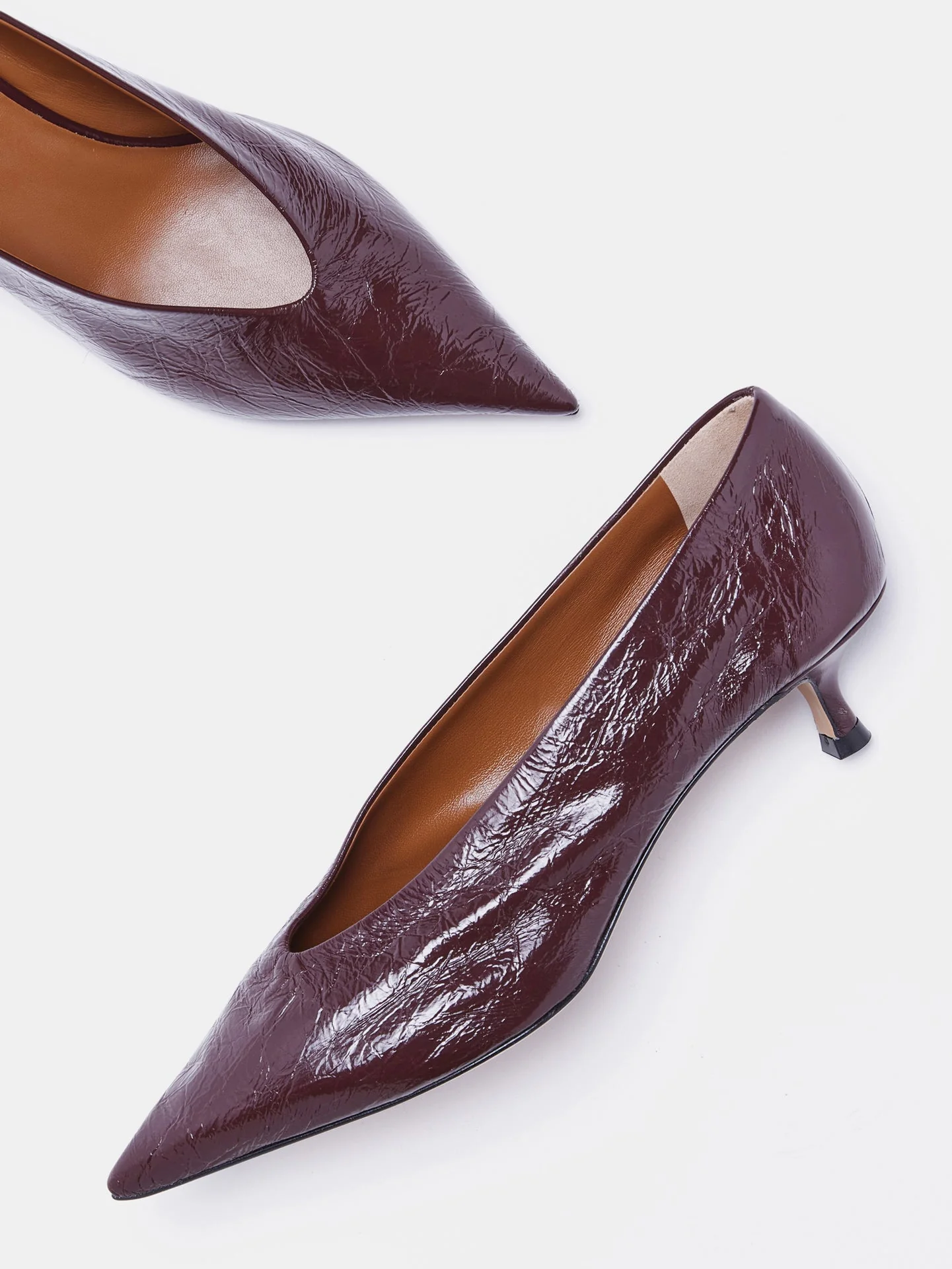 Le Monde Beryl - Babouche Kitten / Aubergine Naplack - Image 3