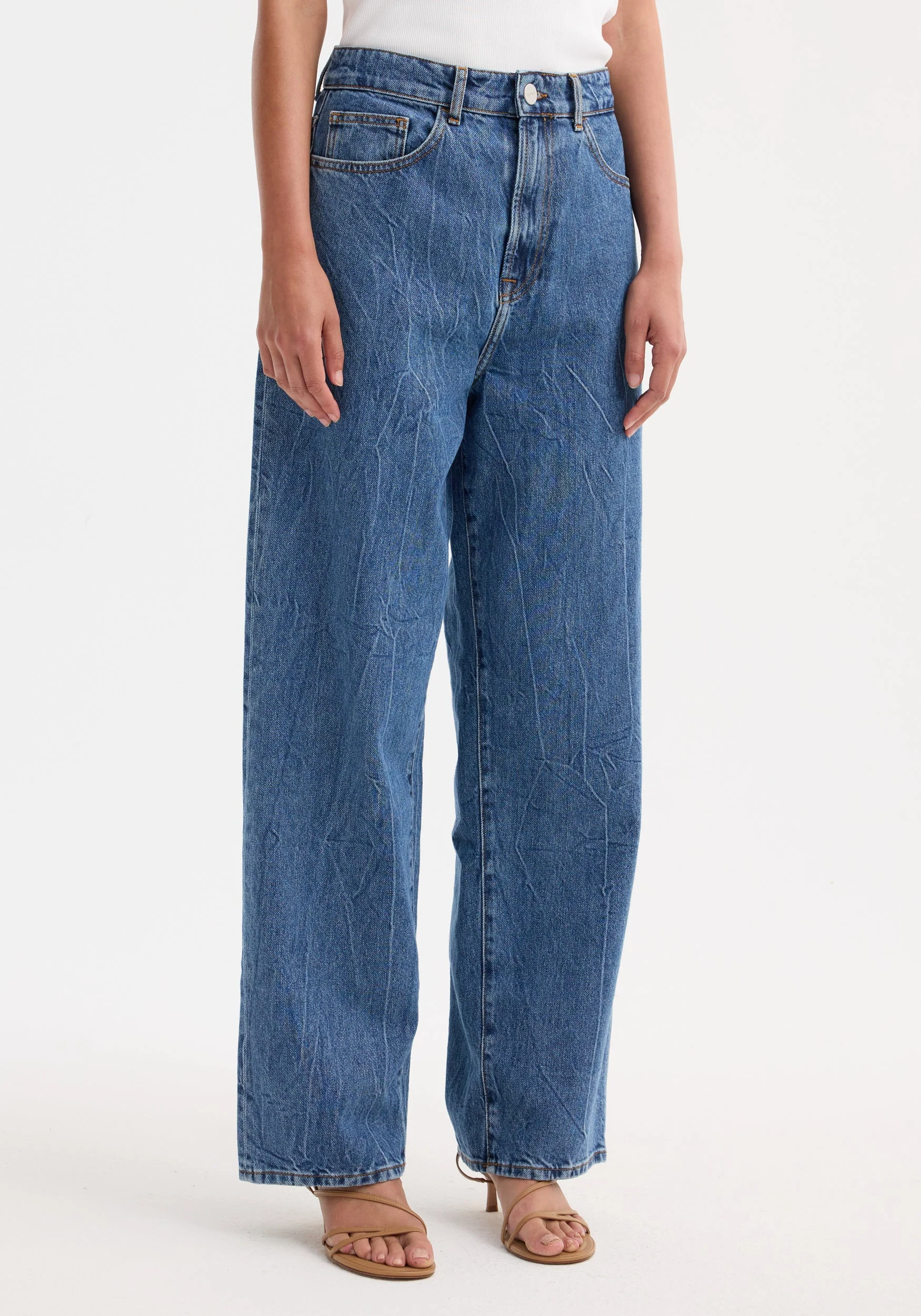 ROHE - Signature baggy fit denim | mid denim blue - Image 4