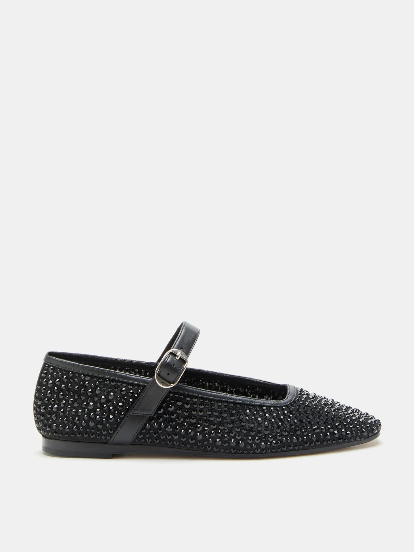 Le Monde Beryl - Ballet Mary Jane / Black Mesh Crystal