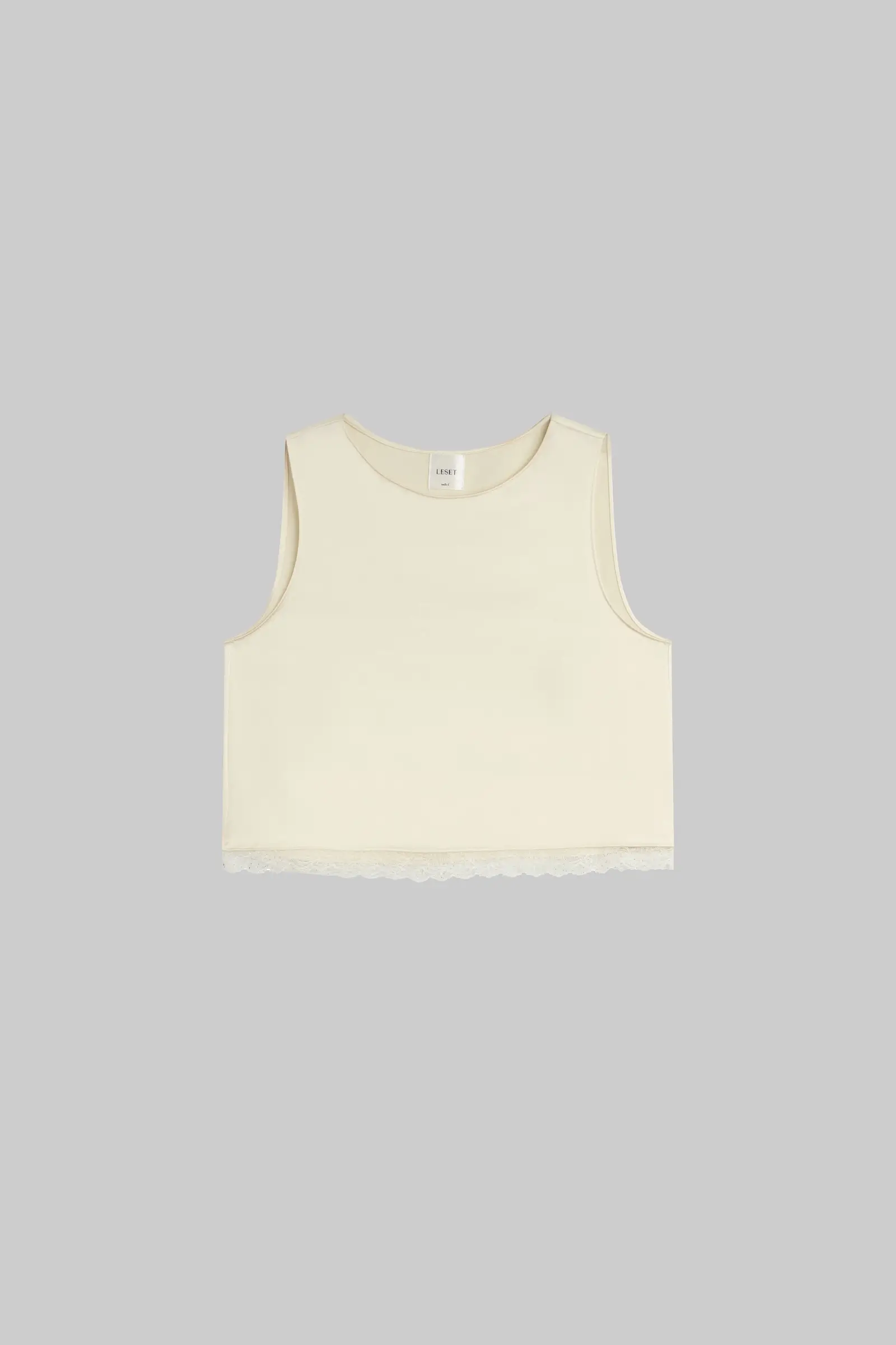 Leset - Barb Lace Crop Sleeveless Crew - Image 9