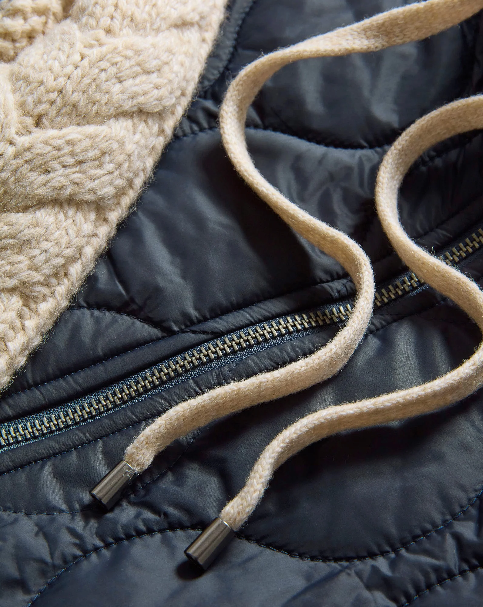 Veronica Beard - Barrows Knit - Sleeve Quilted Jacket - Image 3