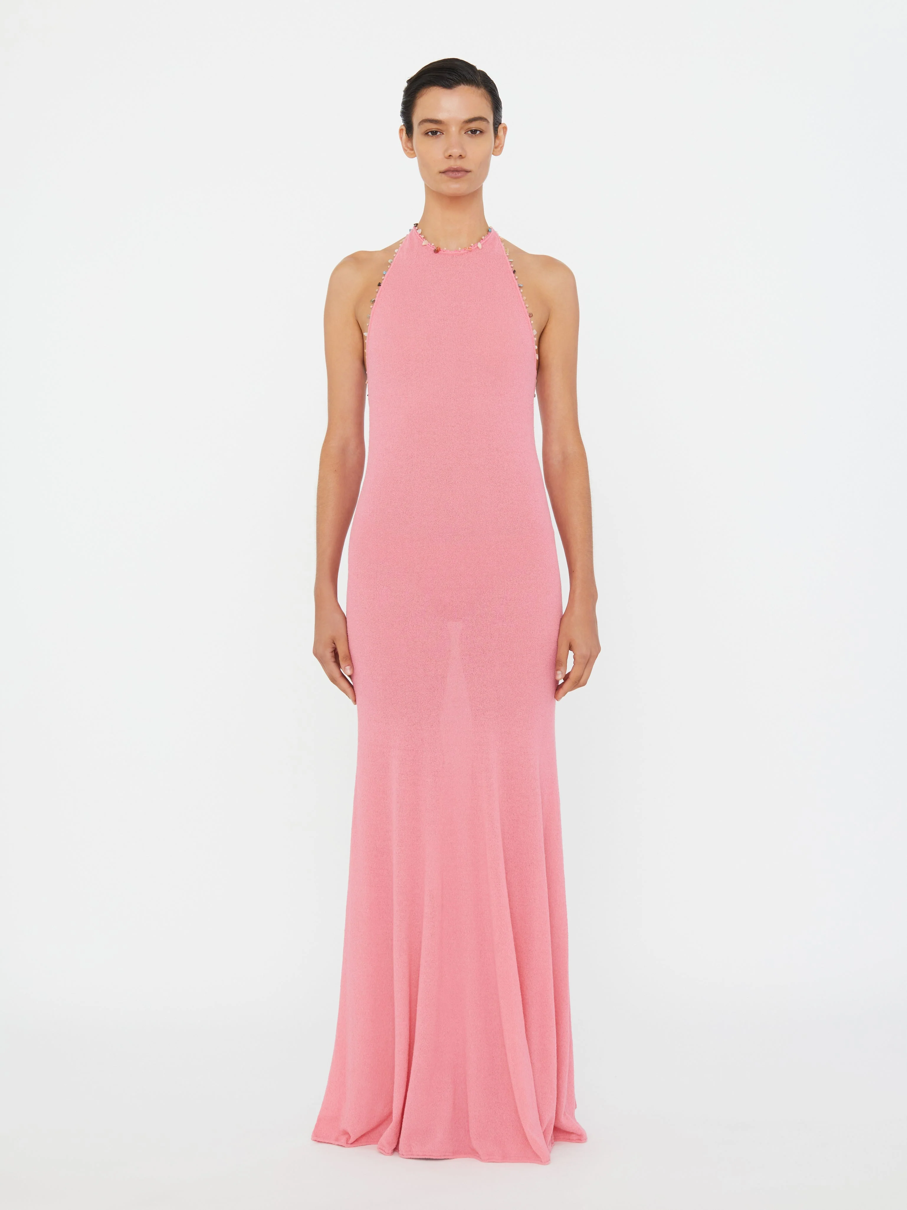Christopher Esber - Beach Quartz Halter Dress - Image 3