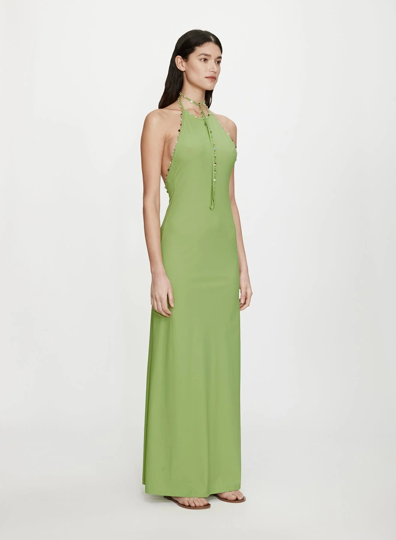 Christopher Esber - Beach Quartz Halter Lycra Dress - Image 3
