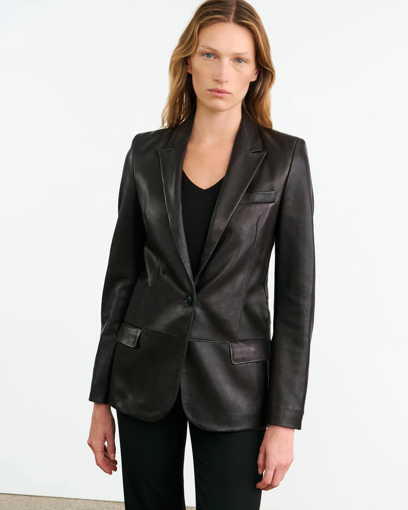 Nili Lotan - BELMONDE LEATHER TAILORED JACKET - Image 2