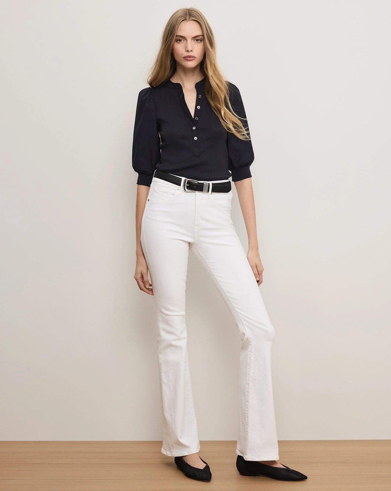 Veronica Beard - Beverly Skinny - Flare Jean - Image 7
