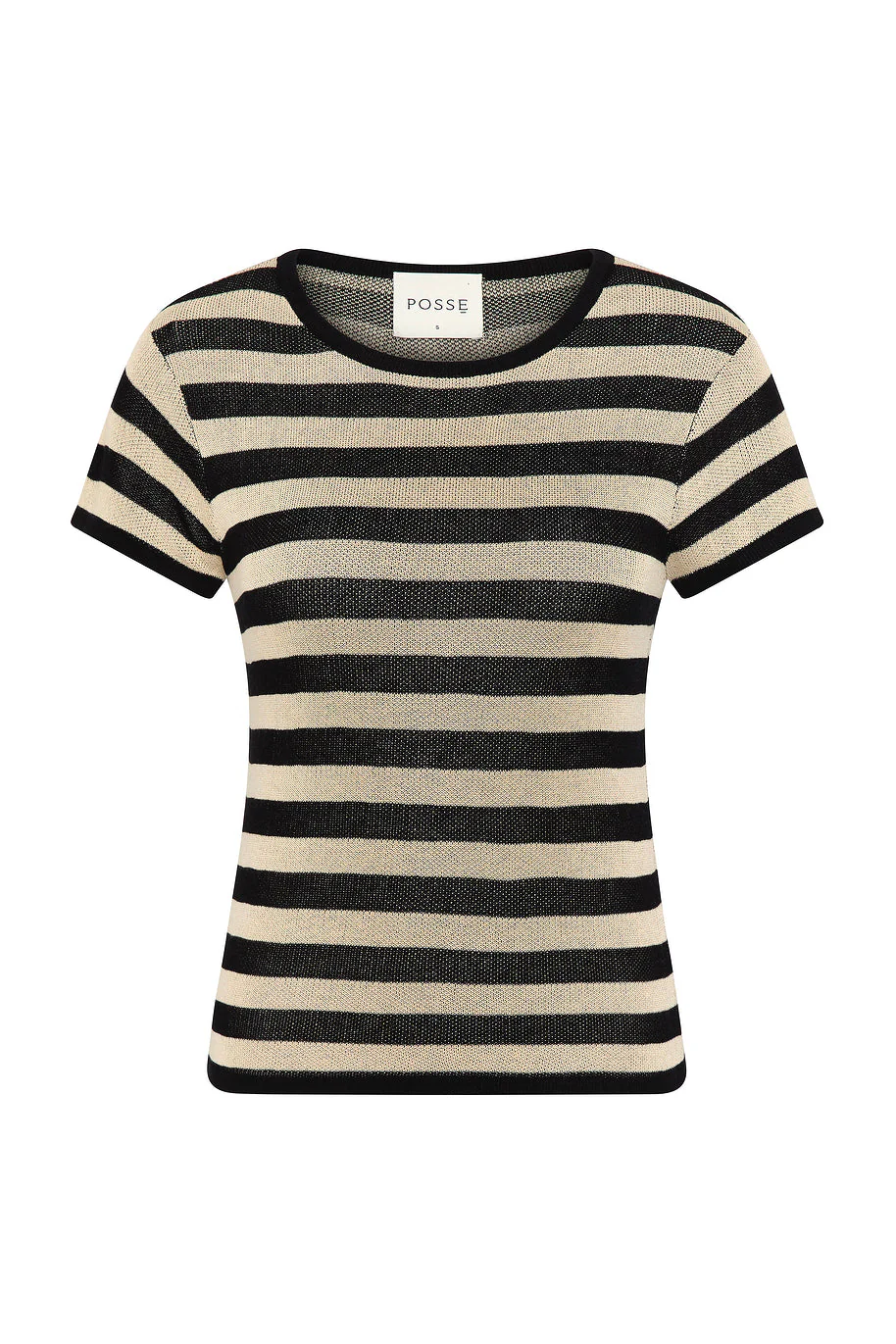 Posse - BIRDIE TEE - CREAM & BLACK - Image 5
