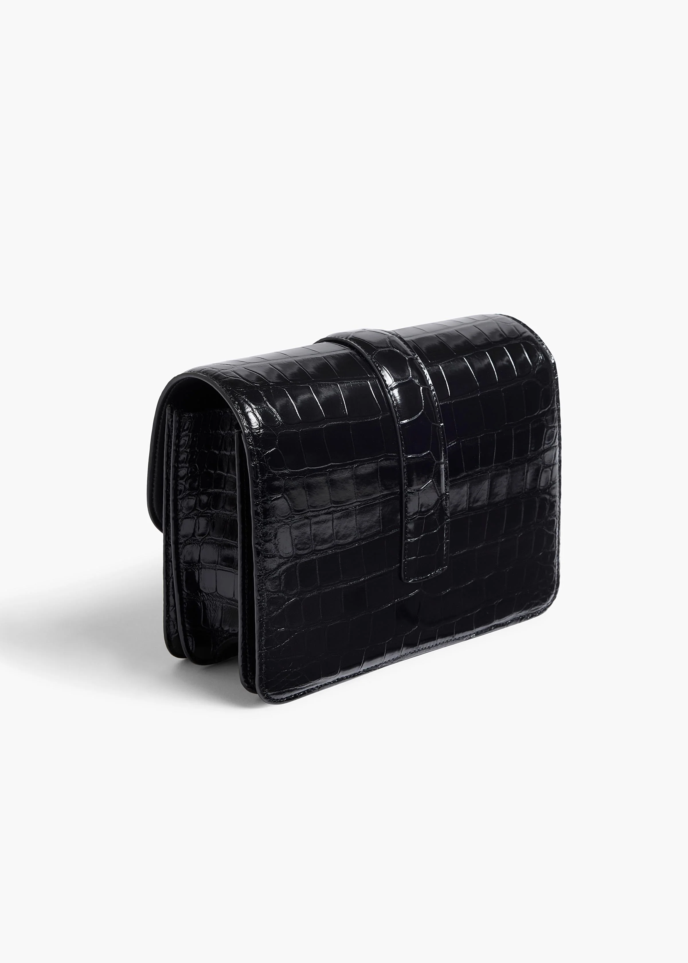 Khaite - Blake Crossbody Bag in Black Alligator - Image 4