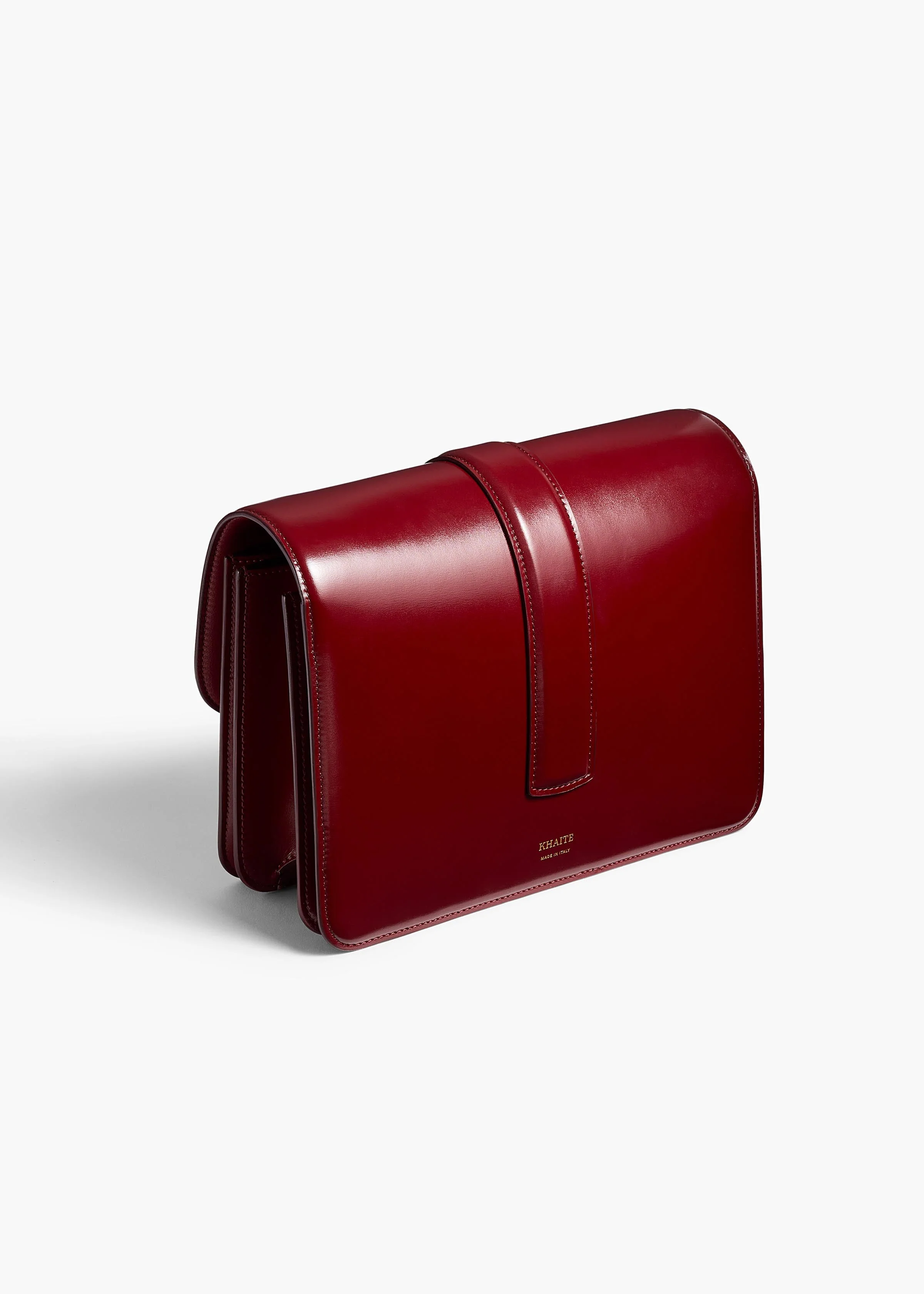 Khaite - Blake Crossbody Bag in Oxblood Leather - Image 2