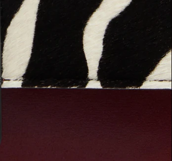 Khaite - Blake Crossbody Bag in Zebra Print Haircalf and Oxblood Leather - Image 6