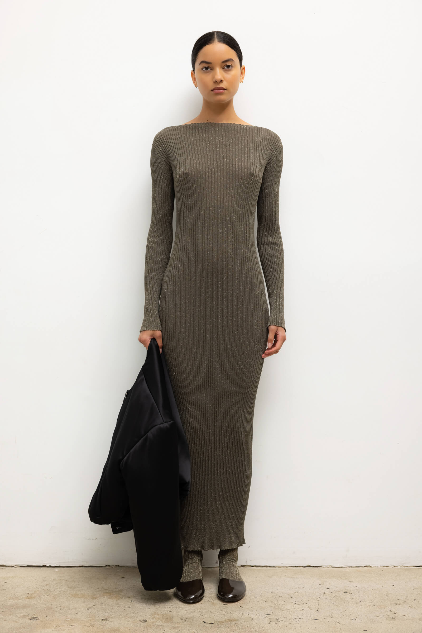 Leset - Blake Rib Long Sleeve Maxi