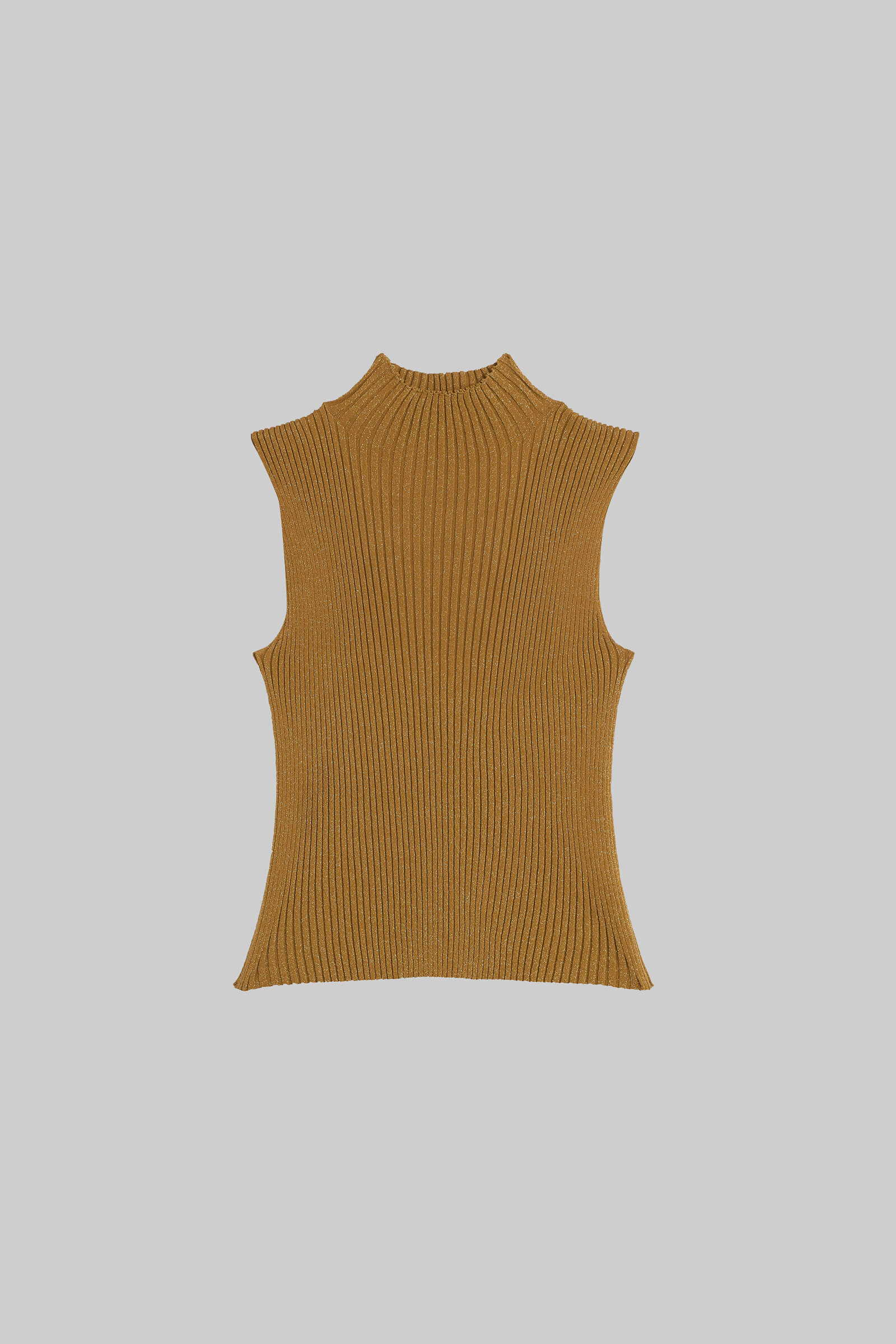 Leset - Blake Rib Sleeveless Turtleneck - Image 2