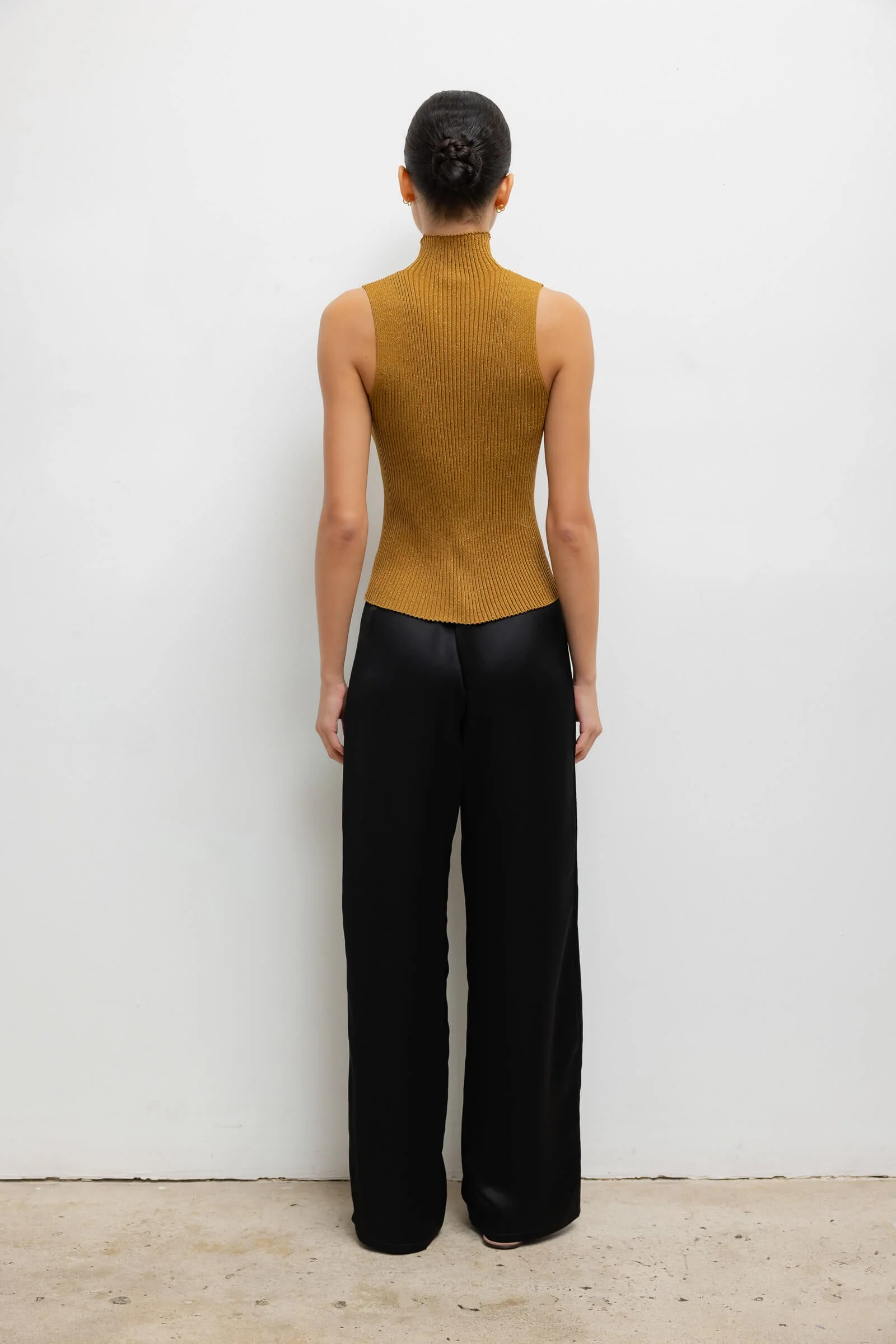 Leset - Blake Rib Sleeveless Turtleneck - Image 7