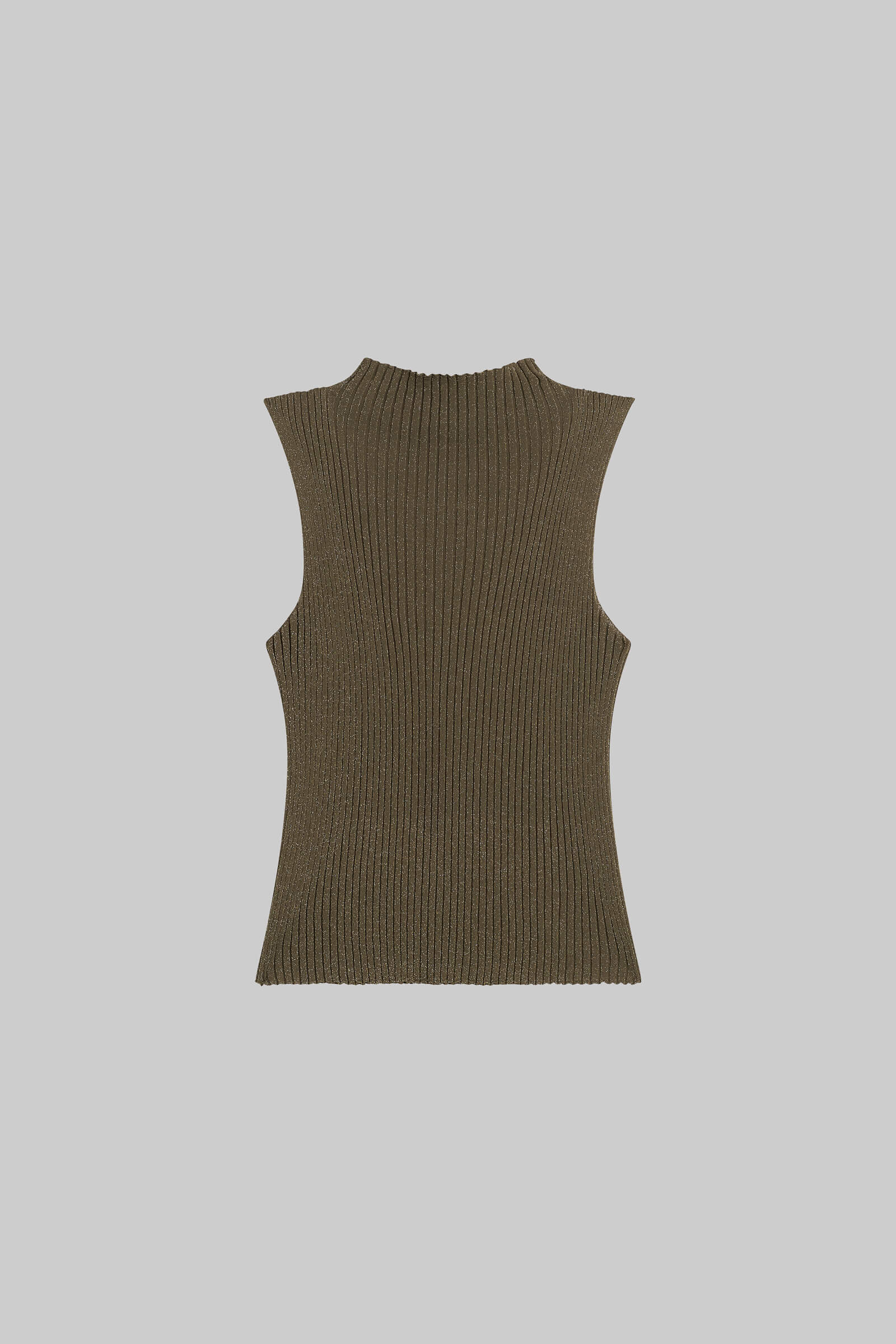 Leset - Blake Rib Sleeveless Turtleneck - Image 2